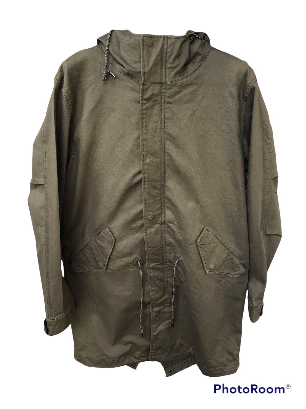 THE SHOP TK Fish Tail Sherpa Military Parka
