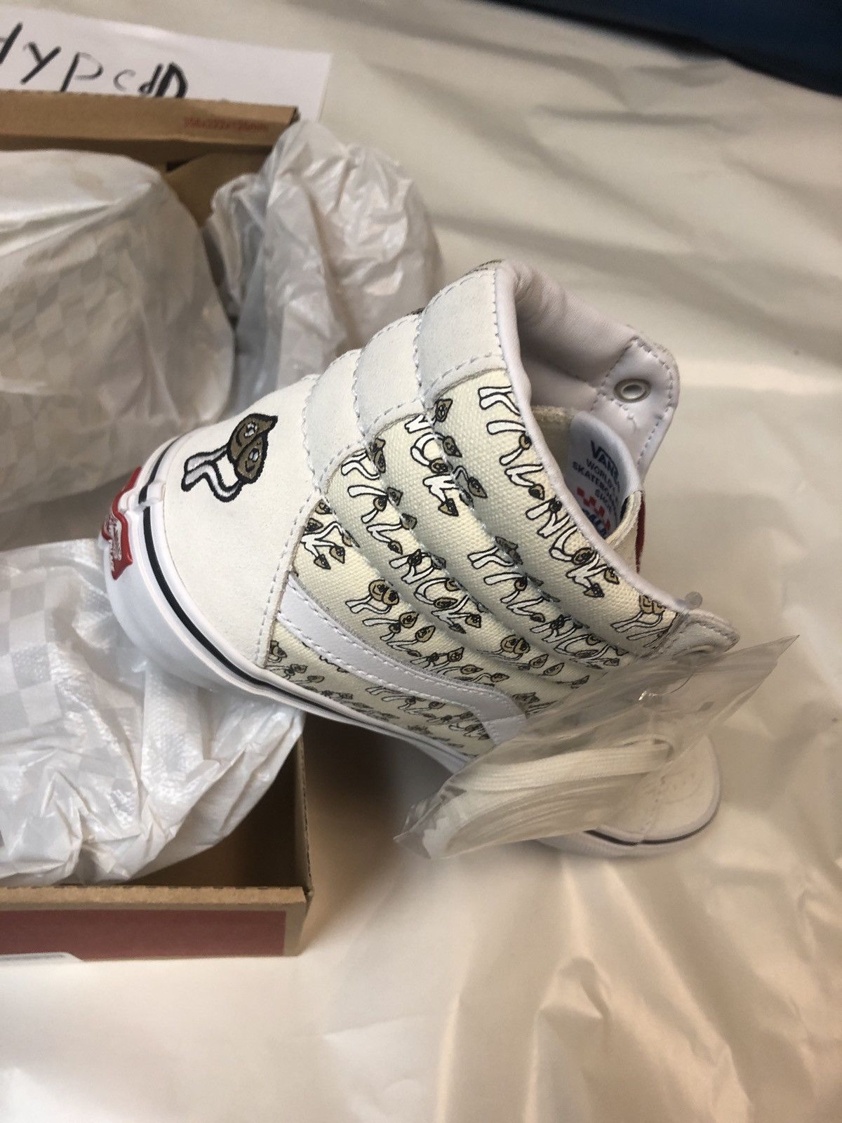 Palace × Vans Palace x Vans Sk8-Hi Mushroom Funguy Marshmallow 9.5us Size US 9.5 / EU 42-43 - 6 Thumbnail