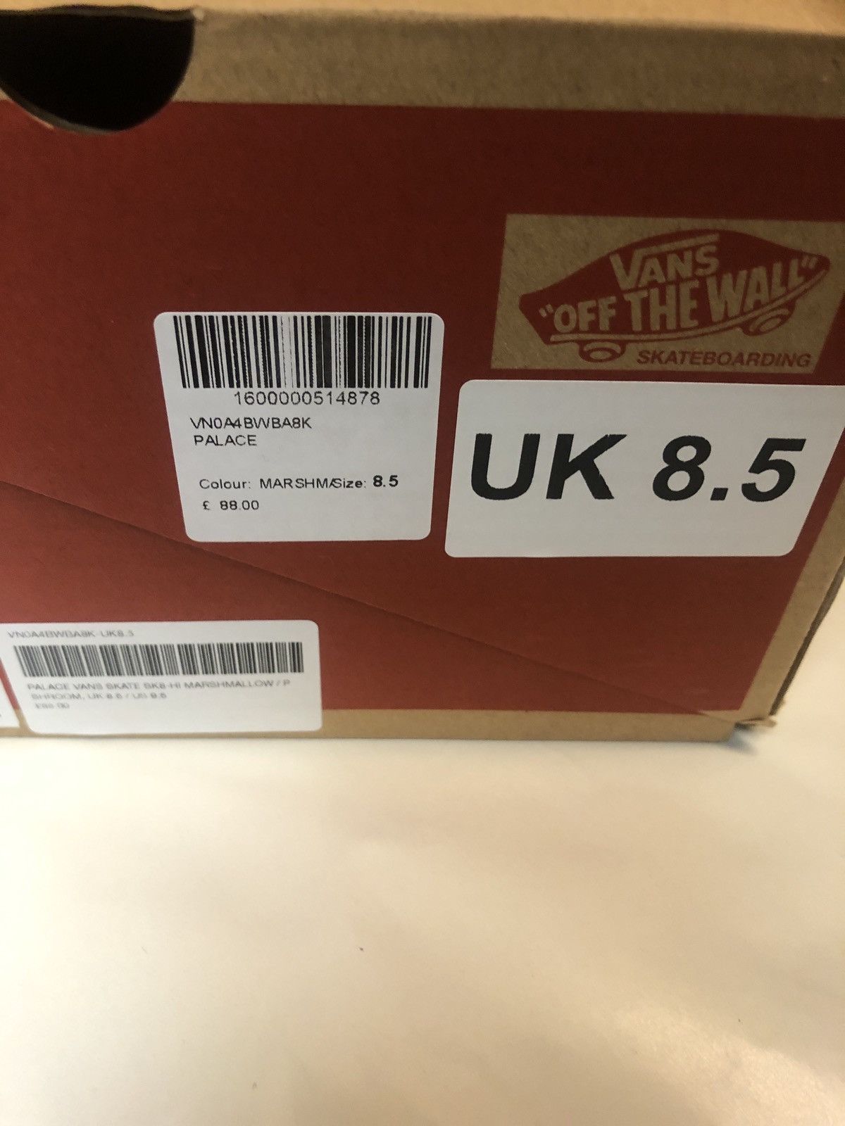 Palace × Vans Palace x Vans Sk8-Hi Mushroom Funguy Marshmallow 9.5us Size US 9.5 / EU 42-43 - 10 Thumbnail