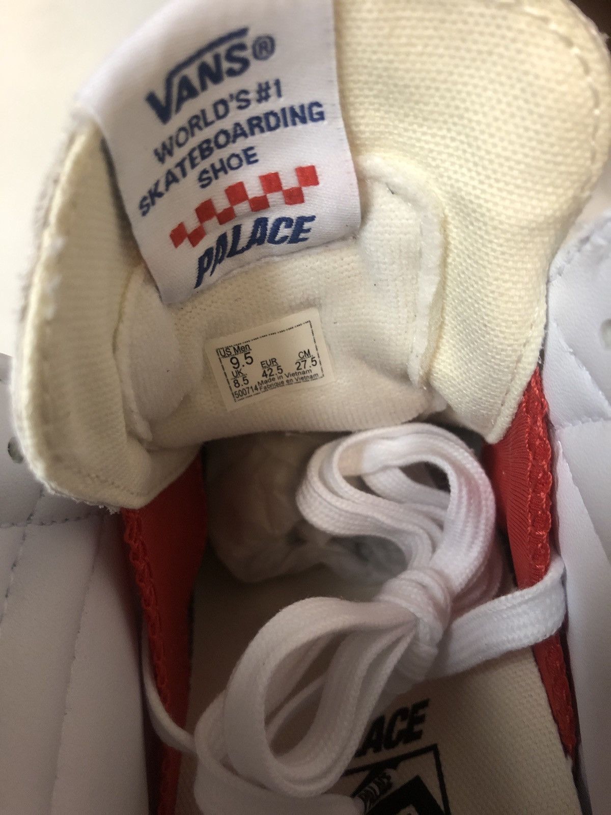 Palace × Vans Palace x Vans Sk8-Hi Mushroom Funguy Marshmallow 9.5us Size US 9.5 / EU 42-43 - 7 Thumbnail