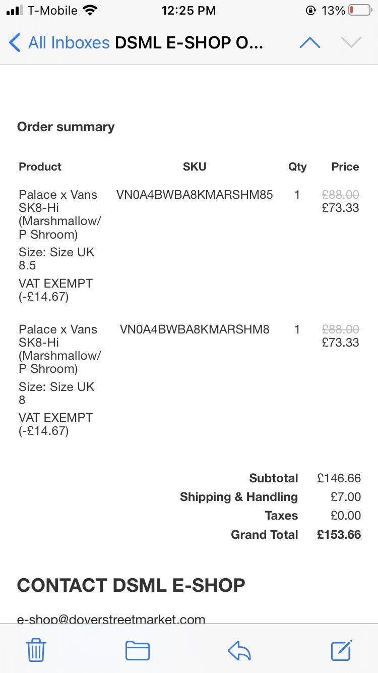 Palace × Vans Palace x Vans Sk8-Hi Mushroom Funguy Marshmallow 9.5us Size US 9.5 / EU 42-43 - 14 Thumbnail