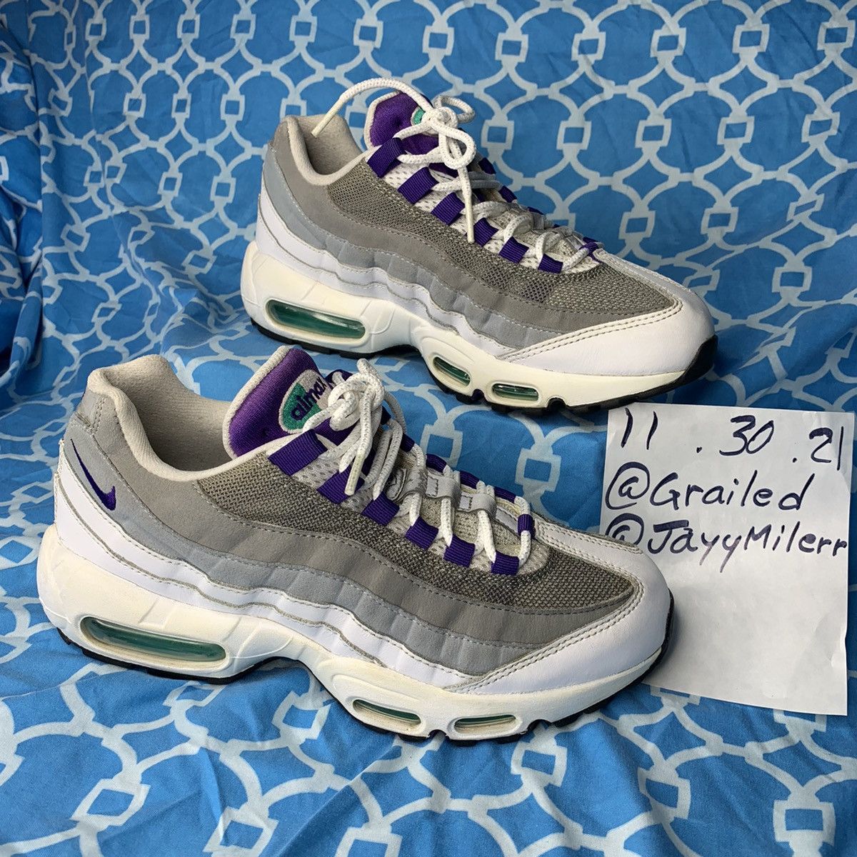 Nike air max 95 grape snakeskin best sale