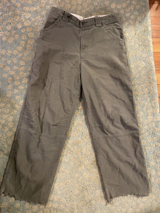 Structure Olive Colored Baggy Pants | Grailed