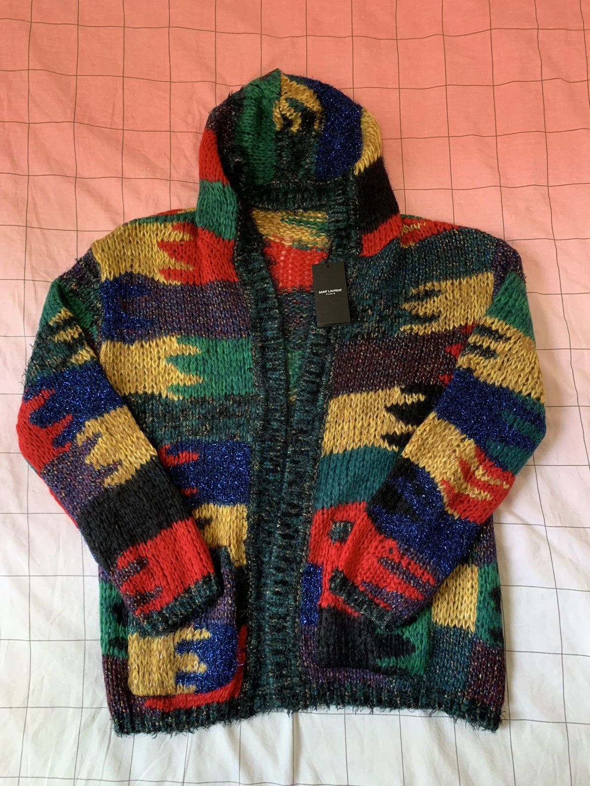 Saint Laurent Paris Multicolor Camouflage Baja Saint Laurent Paris Size US XL / EU 56 / 4 - 1 Thumbnail