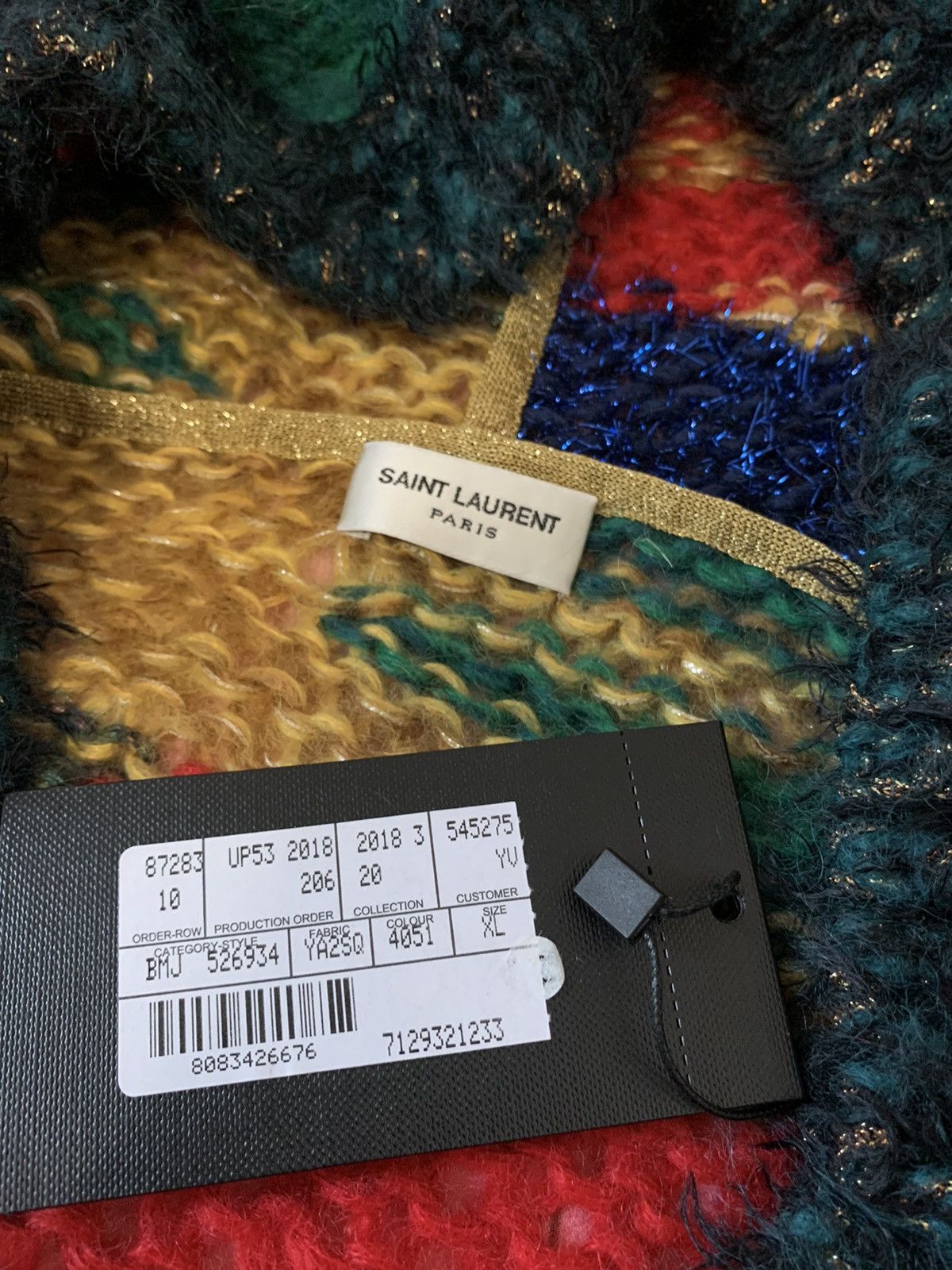 Saint Laurent Paris Multicolor Camouflage Baja Saint Laurent Paris Size US XL / EU 56 / 4 - 4 Thumbnail