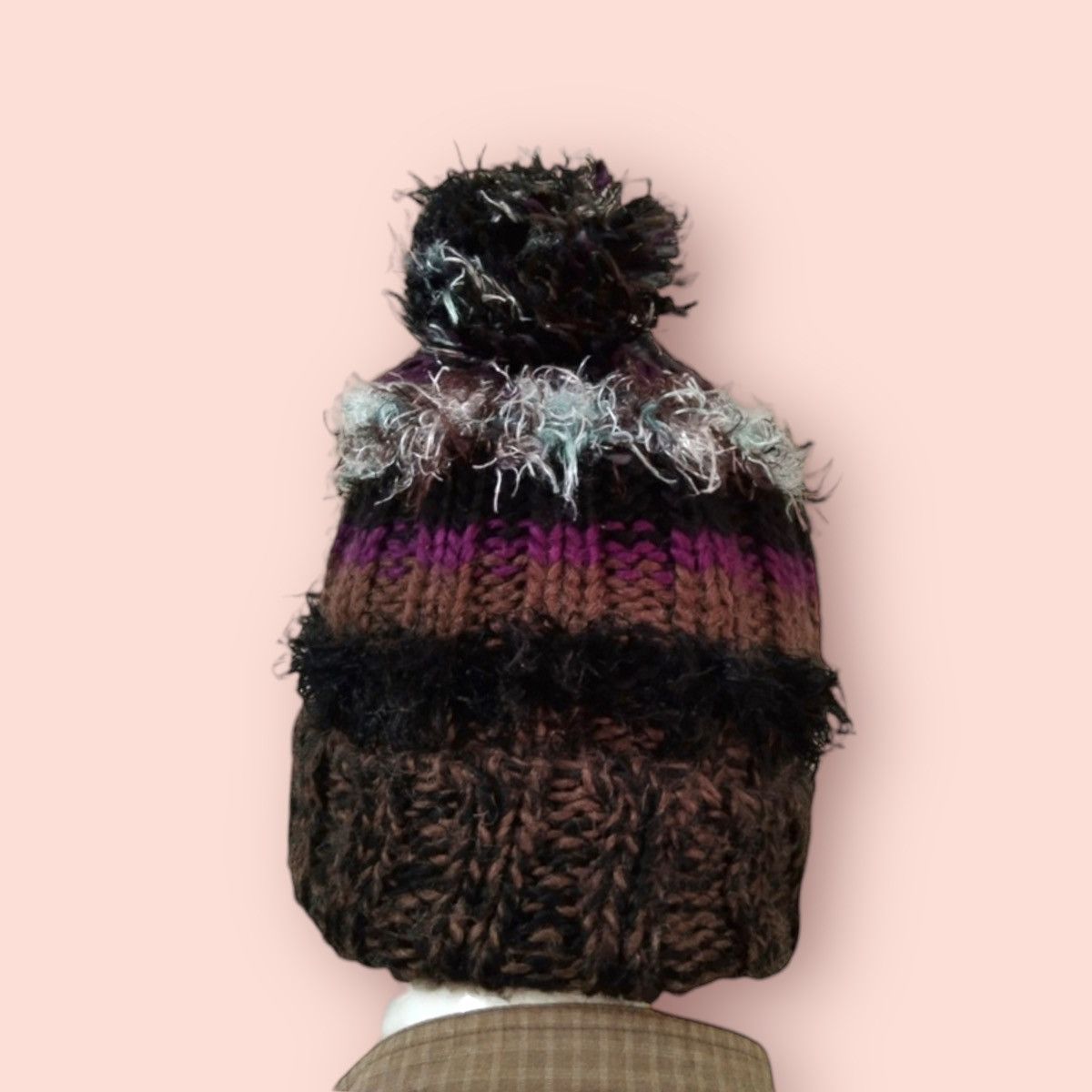 Japanese Brand × Le Grande Bleu (L.G.B.) RARE VINTAGE CATCHUP KNITTED WOOL BLEND BEANIE Size ONE SIZE - 11 Thumbnail