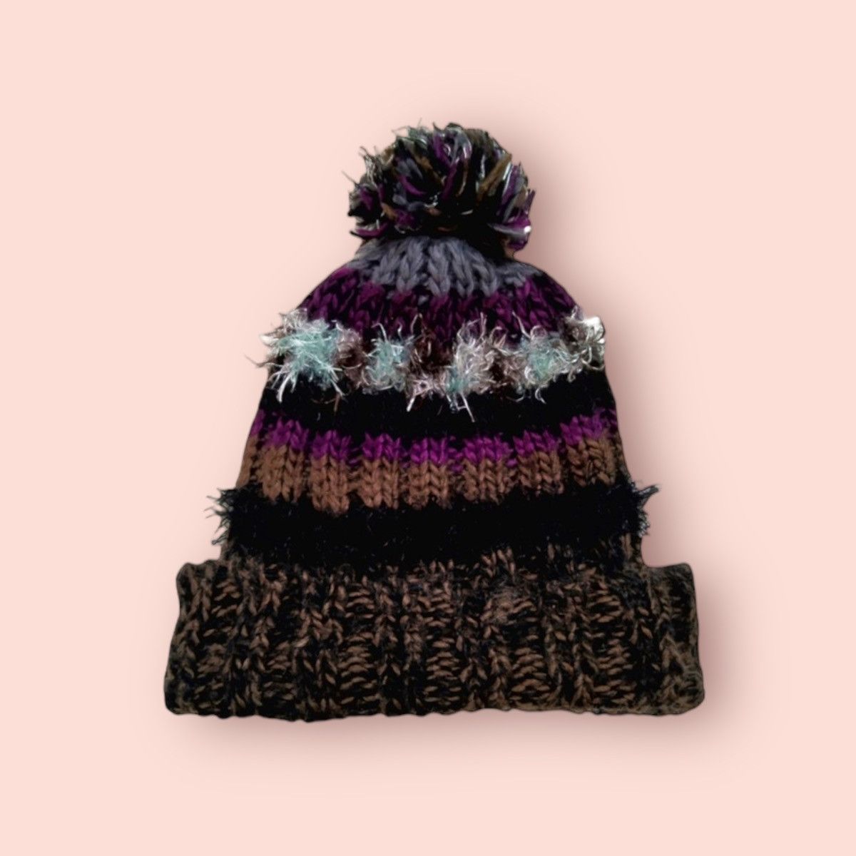 Japanese Brand × Le Grande Bleu (L.G.B.) RARE VINTAGE CATCHUP KNITTED WOOL BLEND BEANIE Size ONE SIZE - 15 Thumbnail