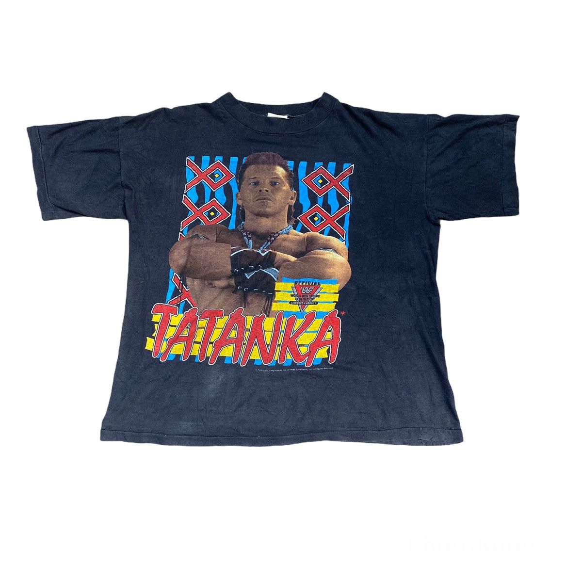 ©️1992 Vintage WWF Tatanka Shirt