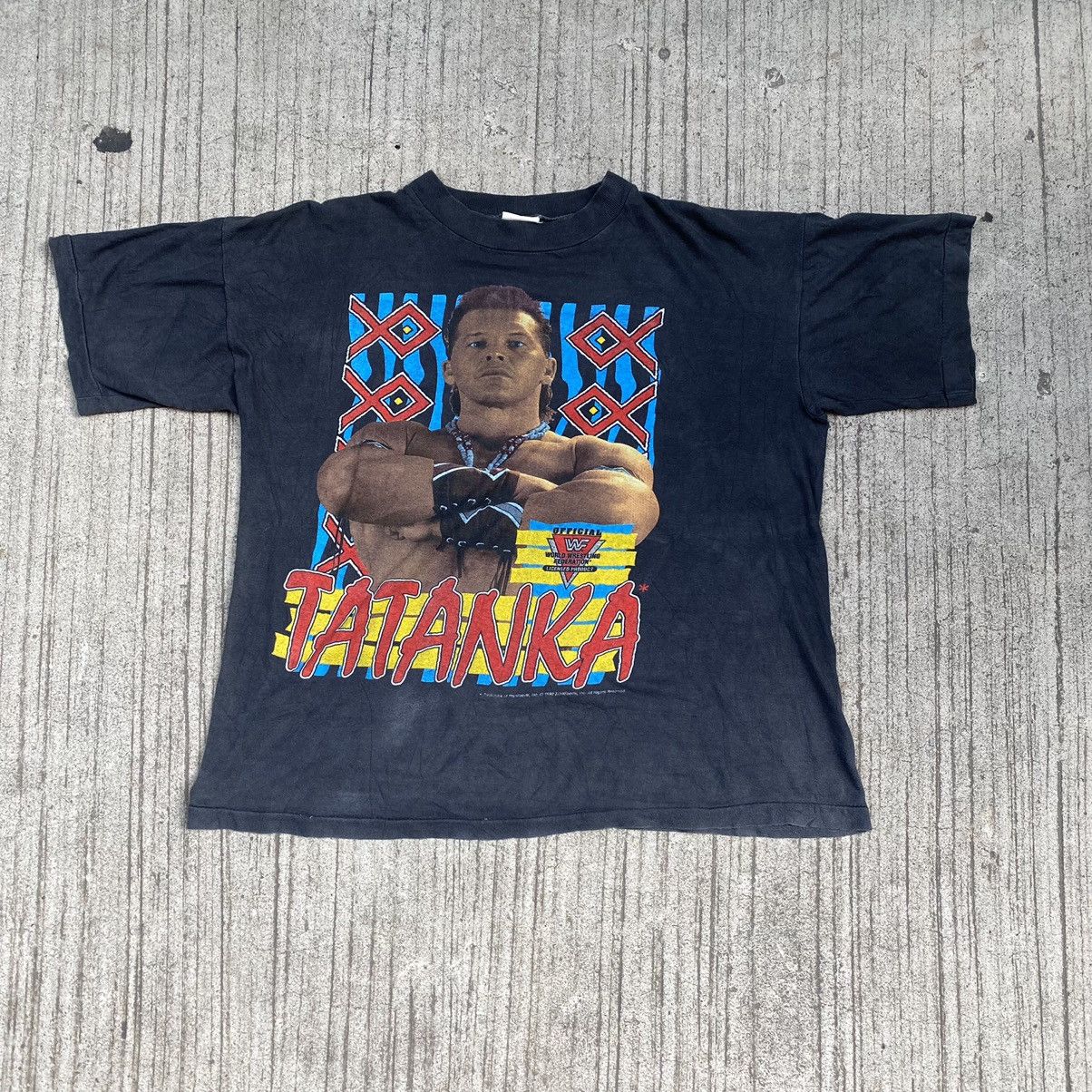 Rap Tees ©️1992 Vintage WWF Tatanka Shirt Size US L / EU 52-54 / 3 - 3 Thumbnail