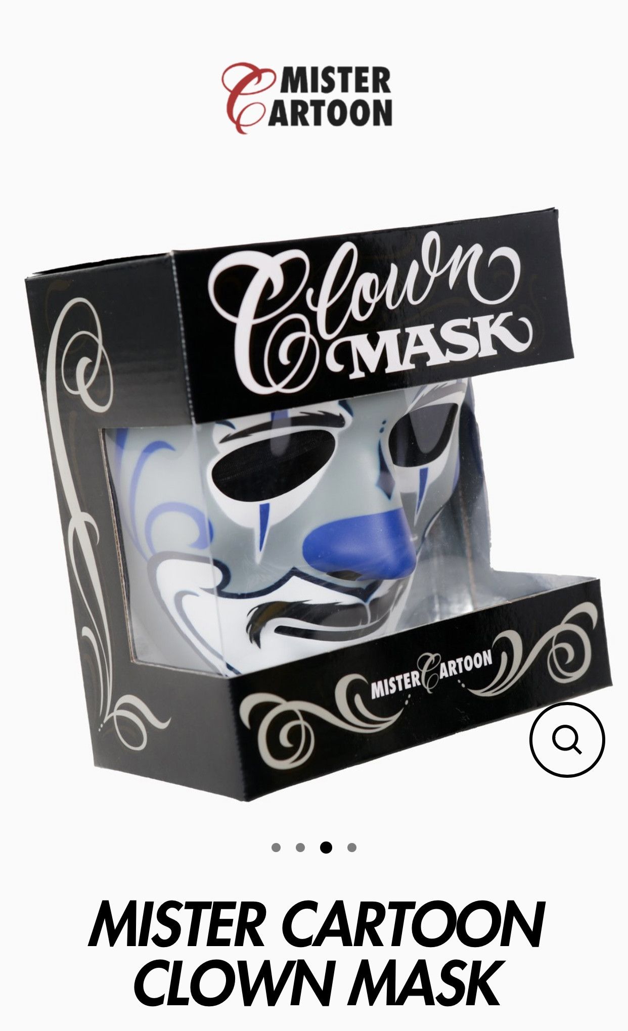 Mister Mister Cartoon Clown mask Grailed
