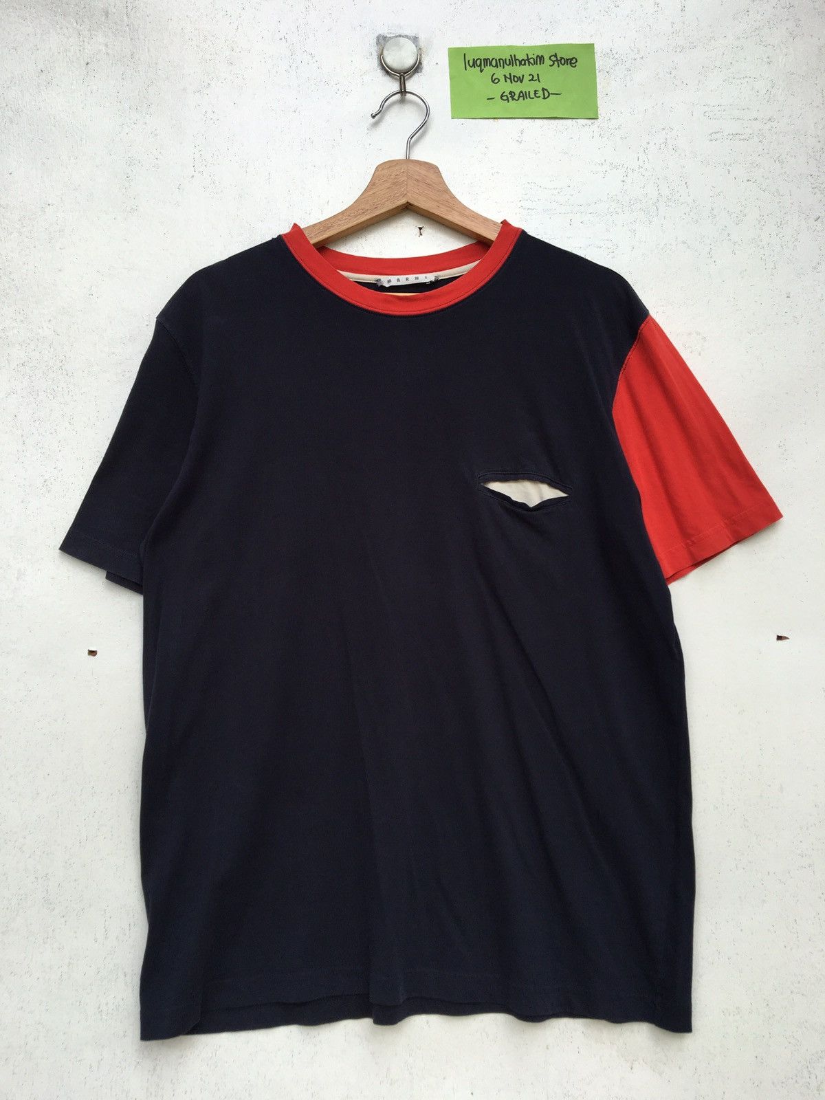 Marni Marni Single Pocket T shirt Size US M / EU 48-50 / 2 - 1 Thumbnail