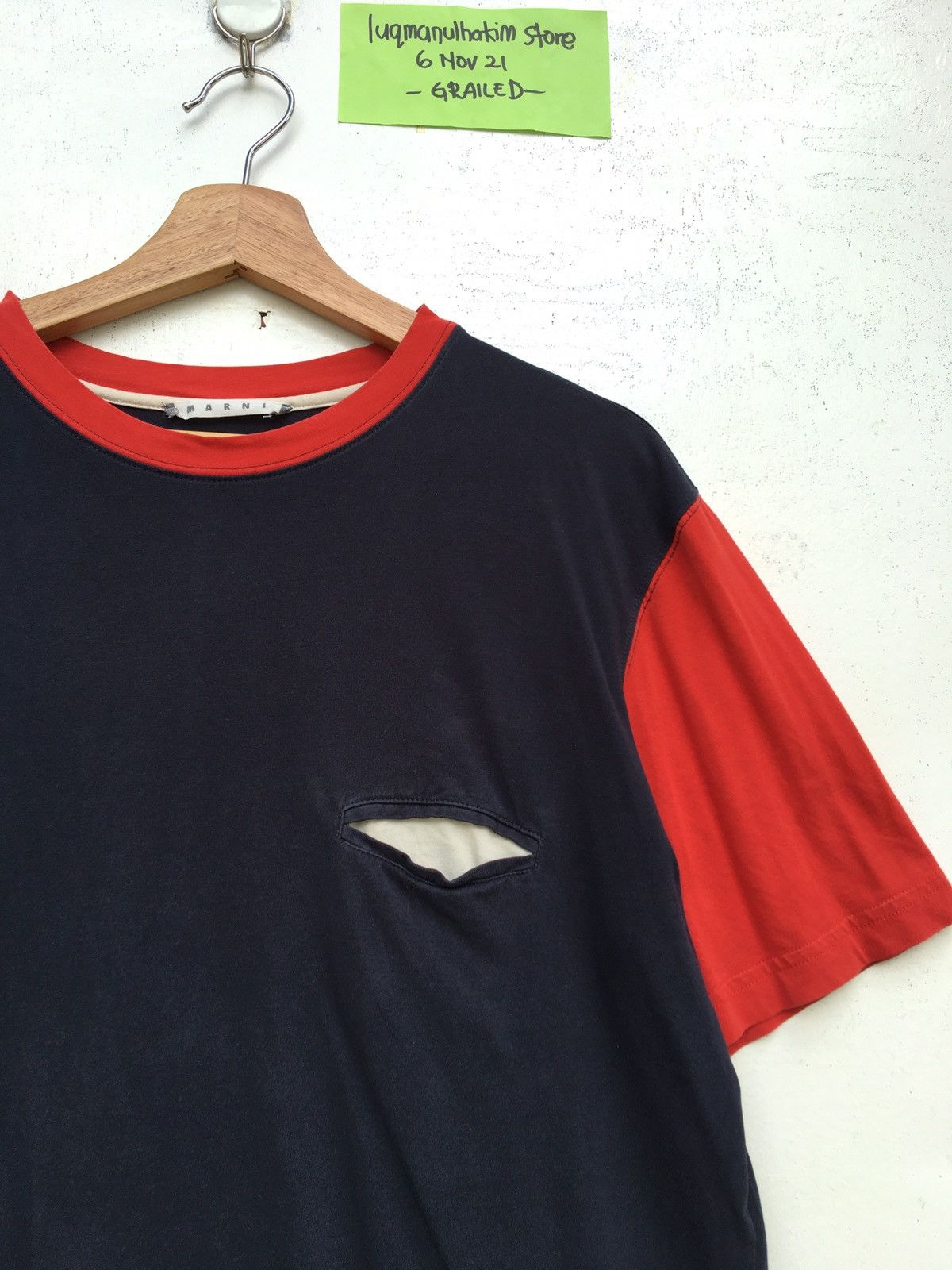 Marni Marni Single Pocket T shirt Size US M / EU 48-50 / 2 - 4 Thumbnail