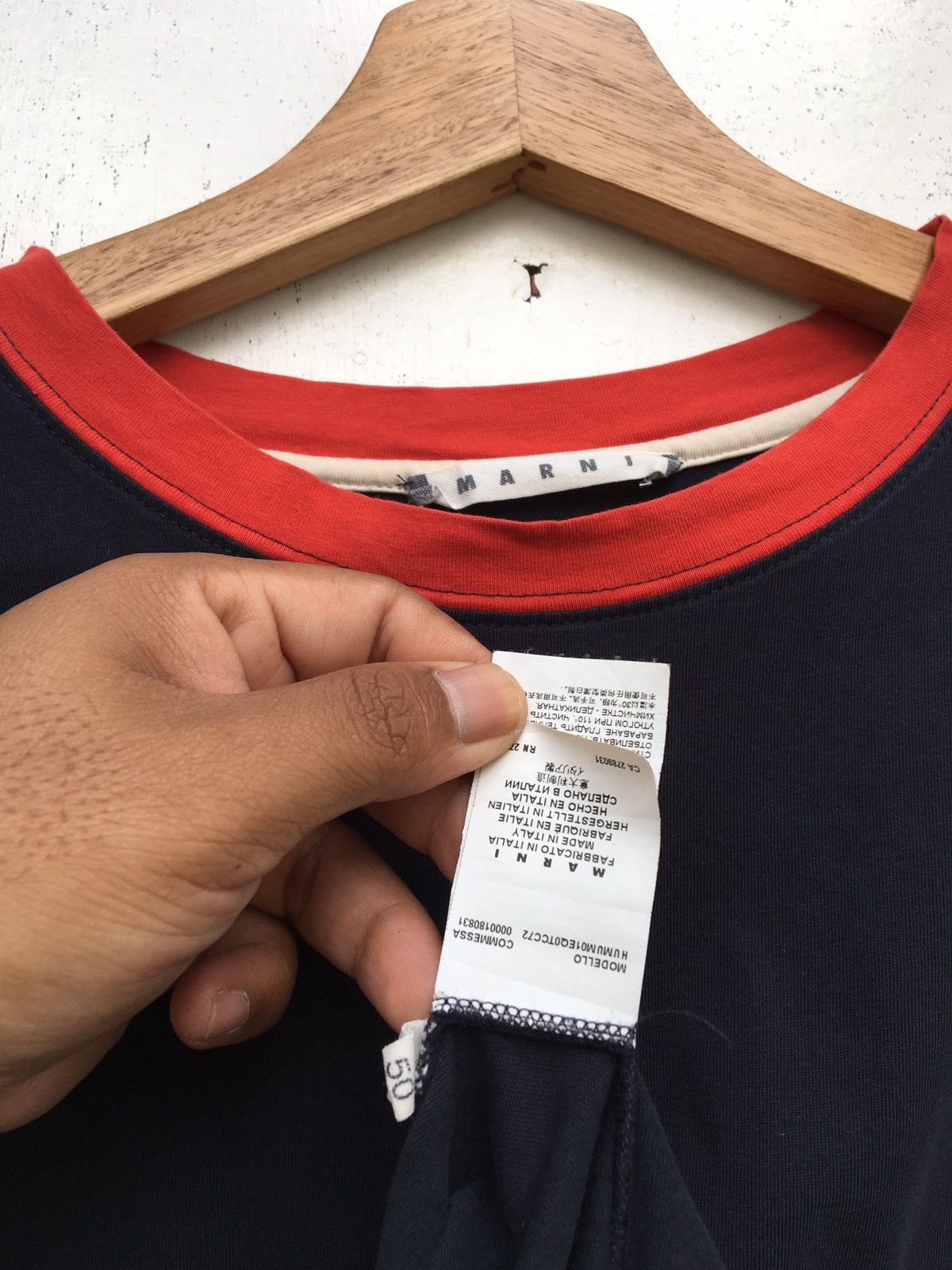 Marni Marni Single Pocket T shirt Size US M / EU 48-50 / 2 - 6 Thumbnail