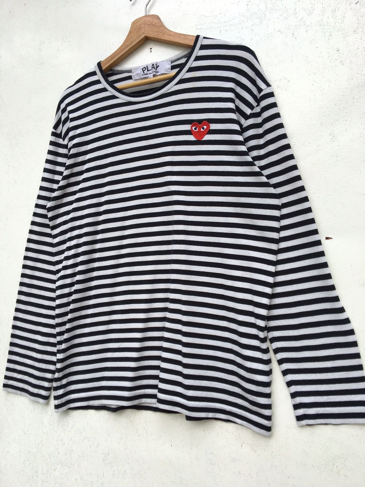 Comme des Garcons Rare Comme Des Garcons Play Striped Blue Longsleeve Size US M / EU 48-50 / 2 - 3 Thumbnail