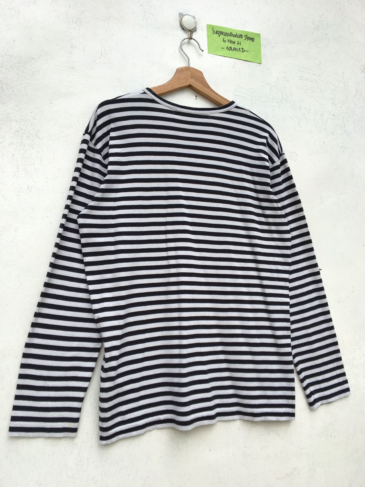 Comme des Garcons Rare Comme Des Garcons Play Striped Blue Longsleeve Size US M / EU 48-50 / 2 - 11 Thumbnail