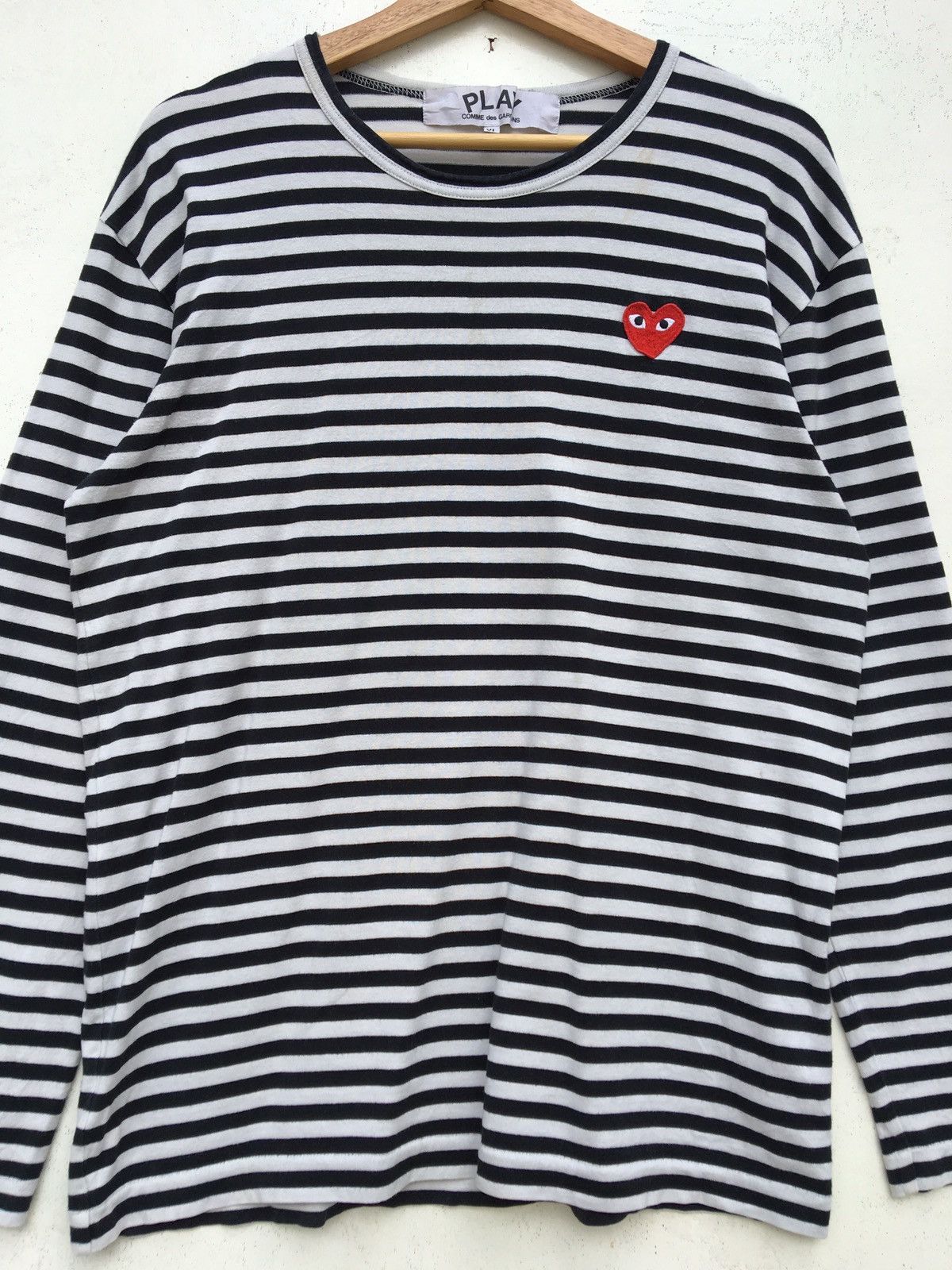 Comme des Garcons Rare Comme Des Garcons Play Striped Blue Longsleeve Size US M / EU 48-50 / 2 - 4 Thumbnail