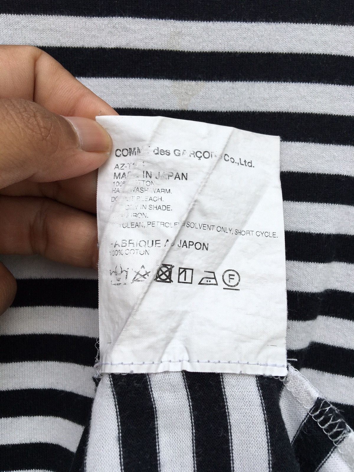 Comme des Garcons Rare Comme Des Garcons Play Striped Blue Longsleeve Size US M / EU 48-50 / 2 - 9 Thumbnail