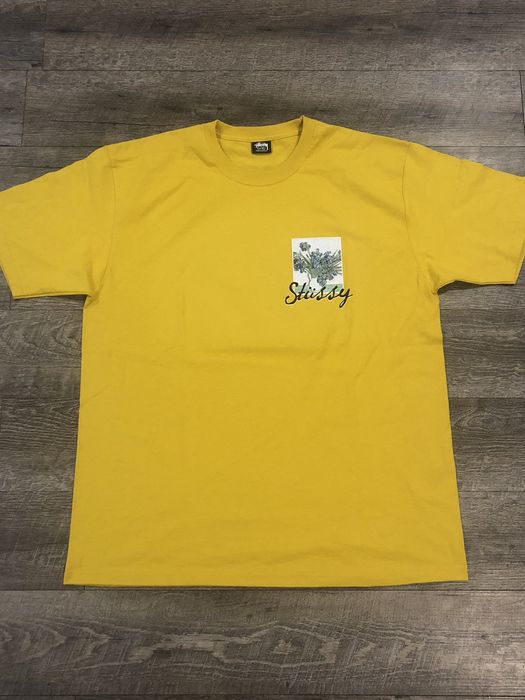 Stussy Stussy The Post Modernist Mustard Yellow Tee Shirt Size XL | Grailed