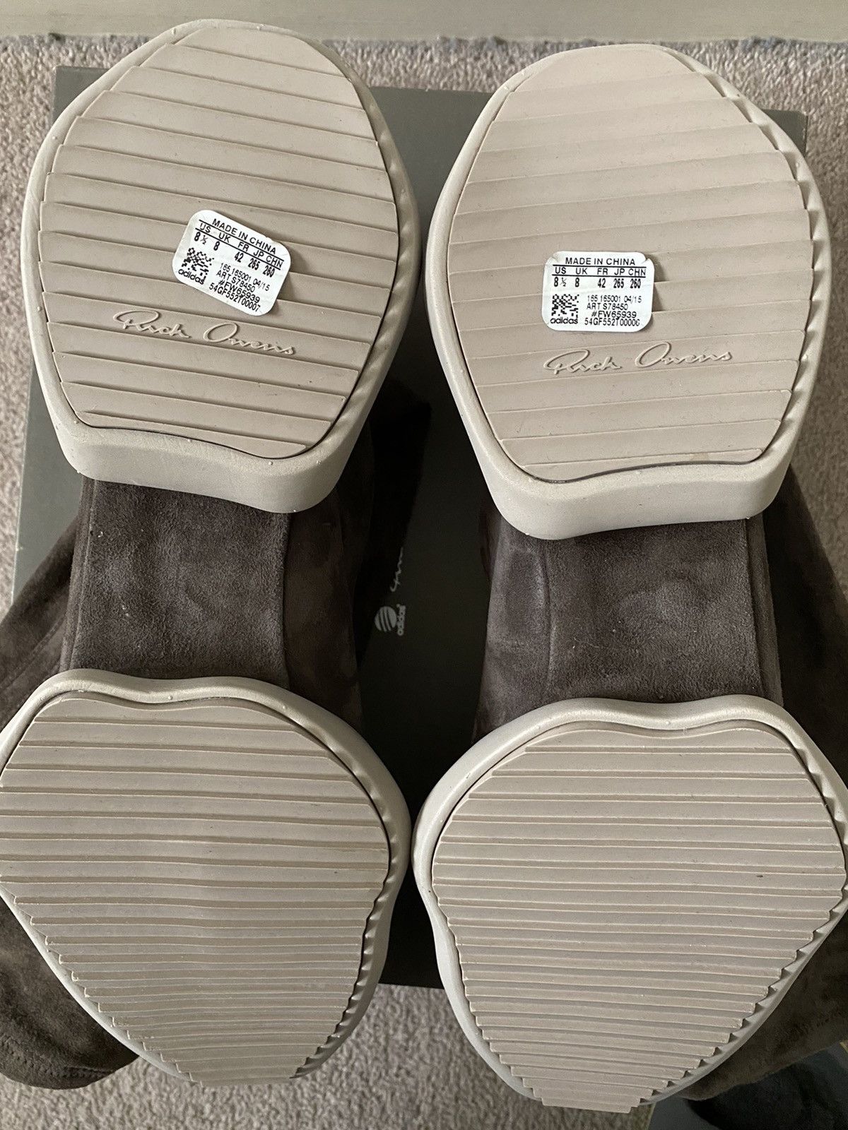 Adidas × Rick Owens RO Runner Stretch Boot Size US 8.5 / EU 41-42 - 8 Thumbnail