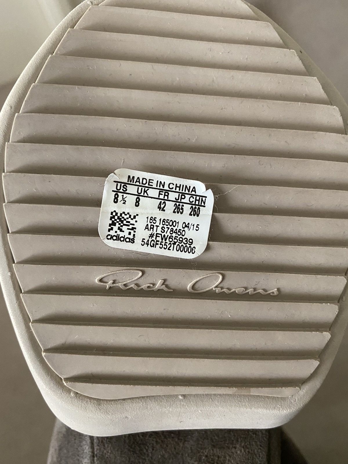 Adidas × Rick Owens RO Runner Stretch Boot Size US 8.5 / EU 41-42 - 9 Thumbnail