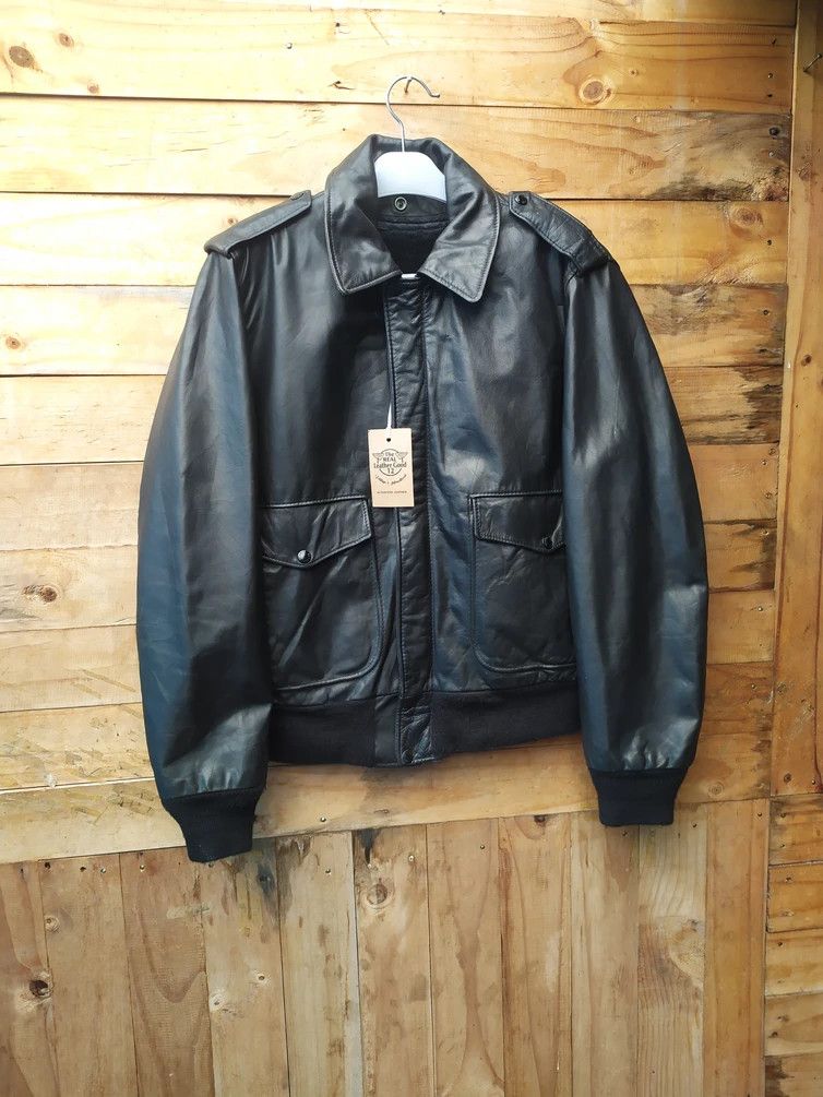 Schott NYC Leather Type A2 184 SM Flight Jacket