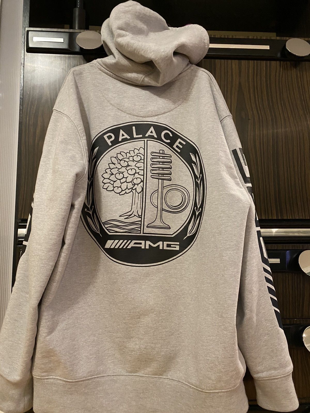 Palace Palace AMG Hood Grey Marl | Grailed