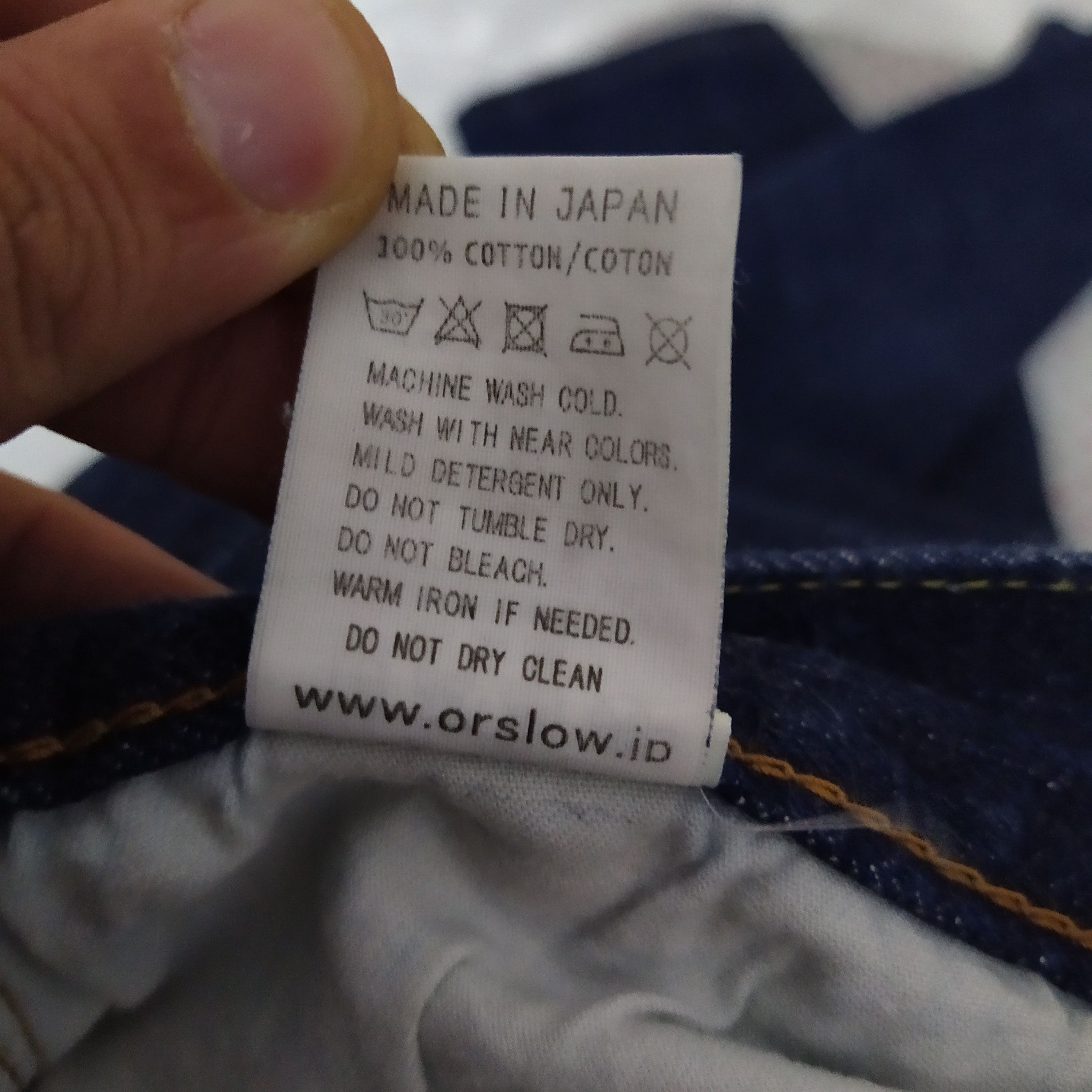 Orslow ORSLOW 107 DENIM (D380) Size US 28 / EU 44 - 8 Thumbnail