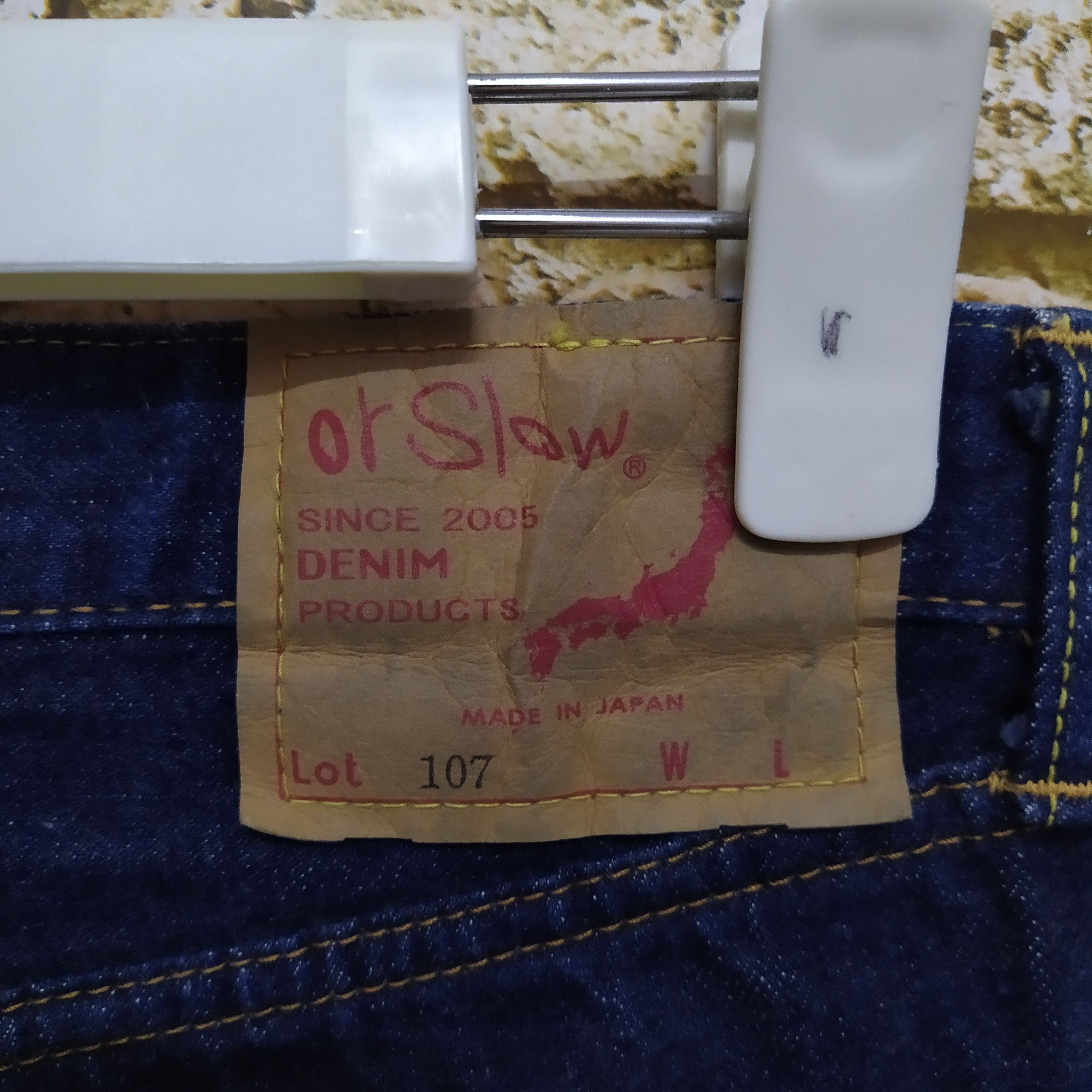 Orslow ORSLOW 107 DENIM (D380) Size US 28 / EU 44 - 3 Thumbnail