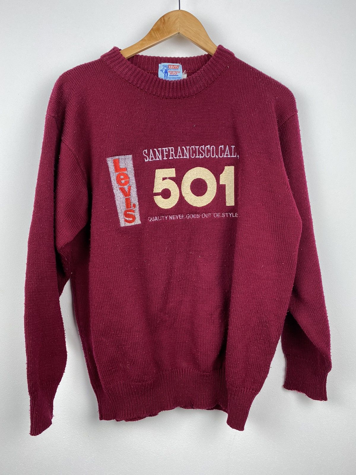 Levi's Levi’s vintage sweater San Francisco logo 501 Made in USA Size US M / EU 48-50 / 2 - 1 Thumbnail