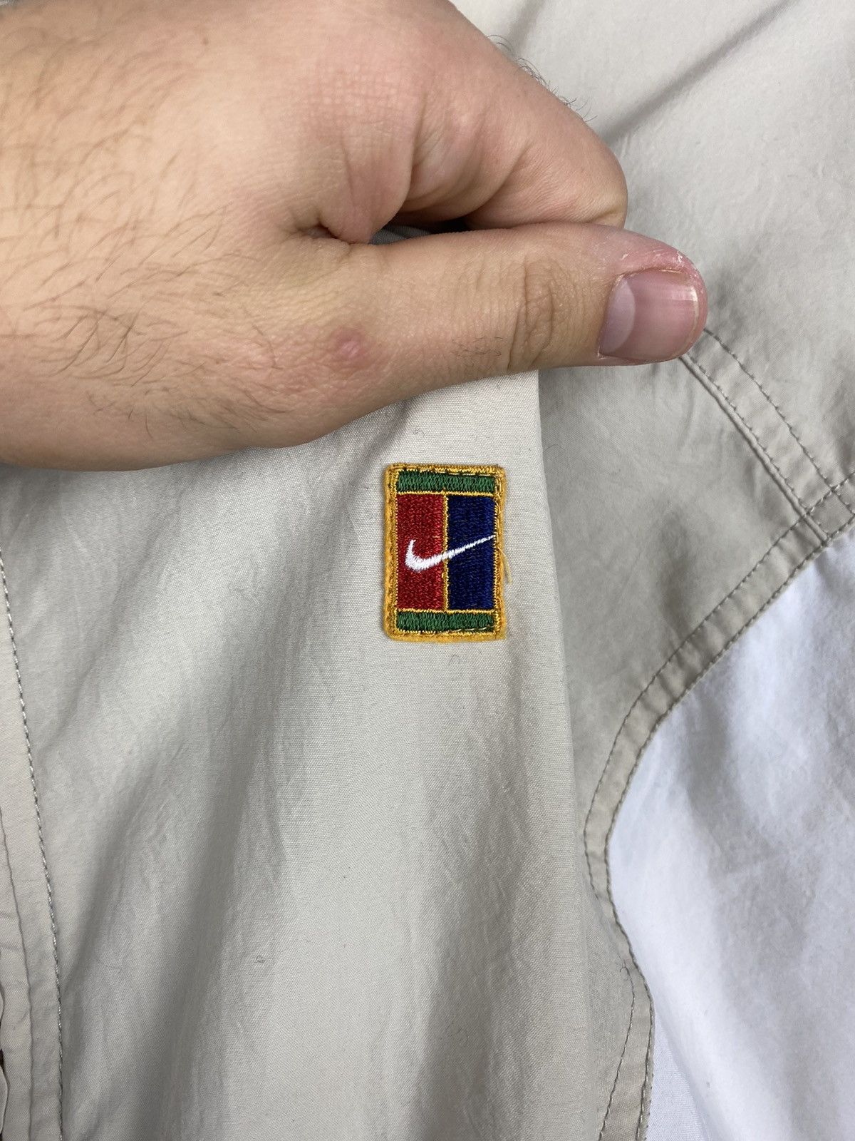 Nike Vintage 90's Nike Challenge Court Jacket Size US L / EU 52-54 / 3 - 4 Thumbnail