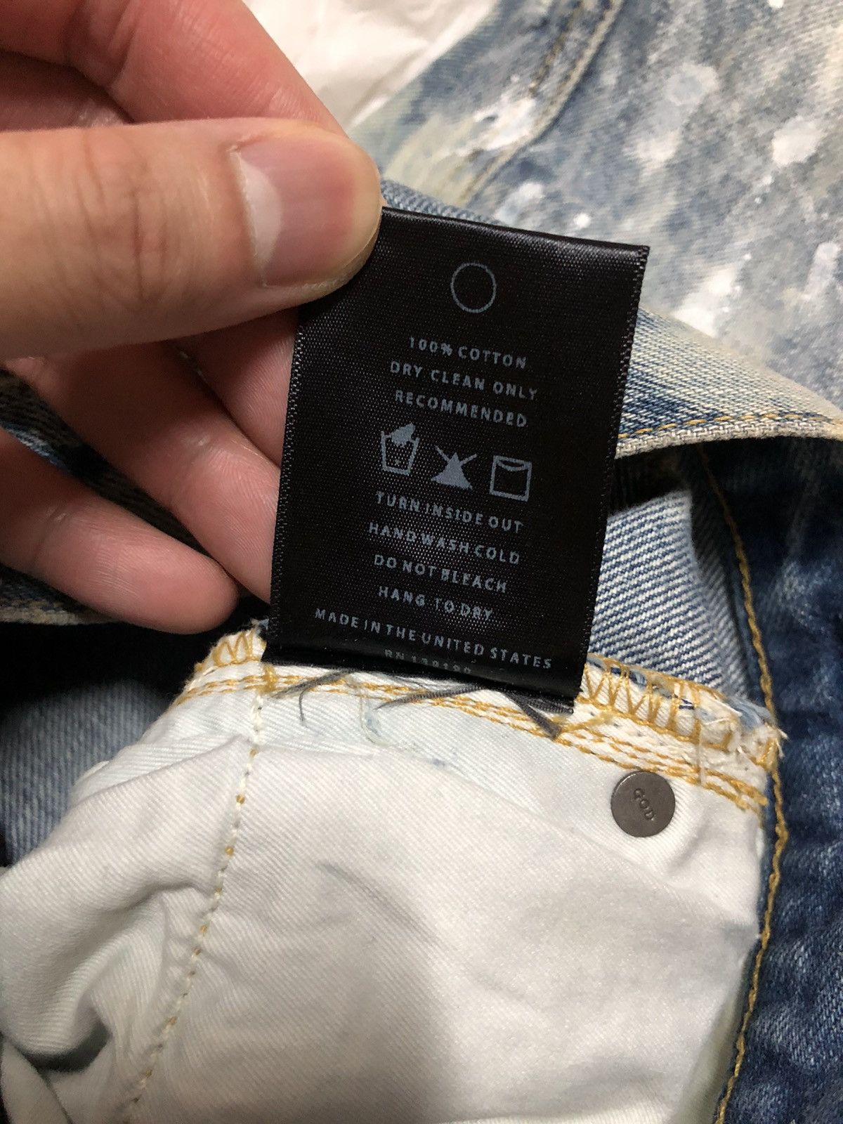 Fear of God Fear Of God second Batch Romper Selvedge Denim Jeans | Grailed