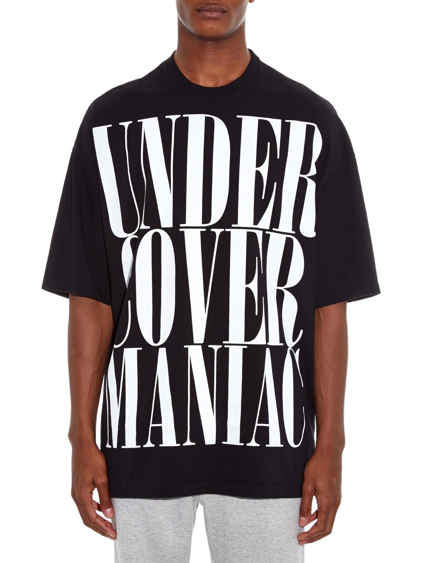 UNDERCOVER 2018SS T-Shirt SIZE:M Black ME MAKE NOISE NOT