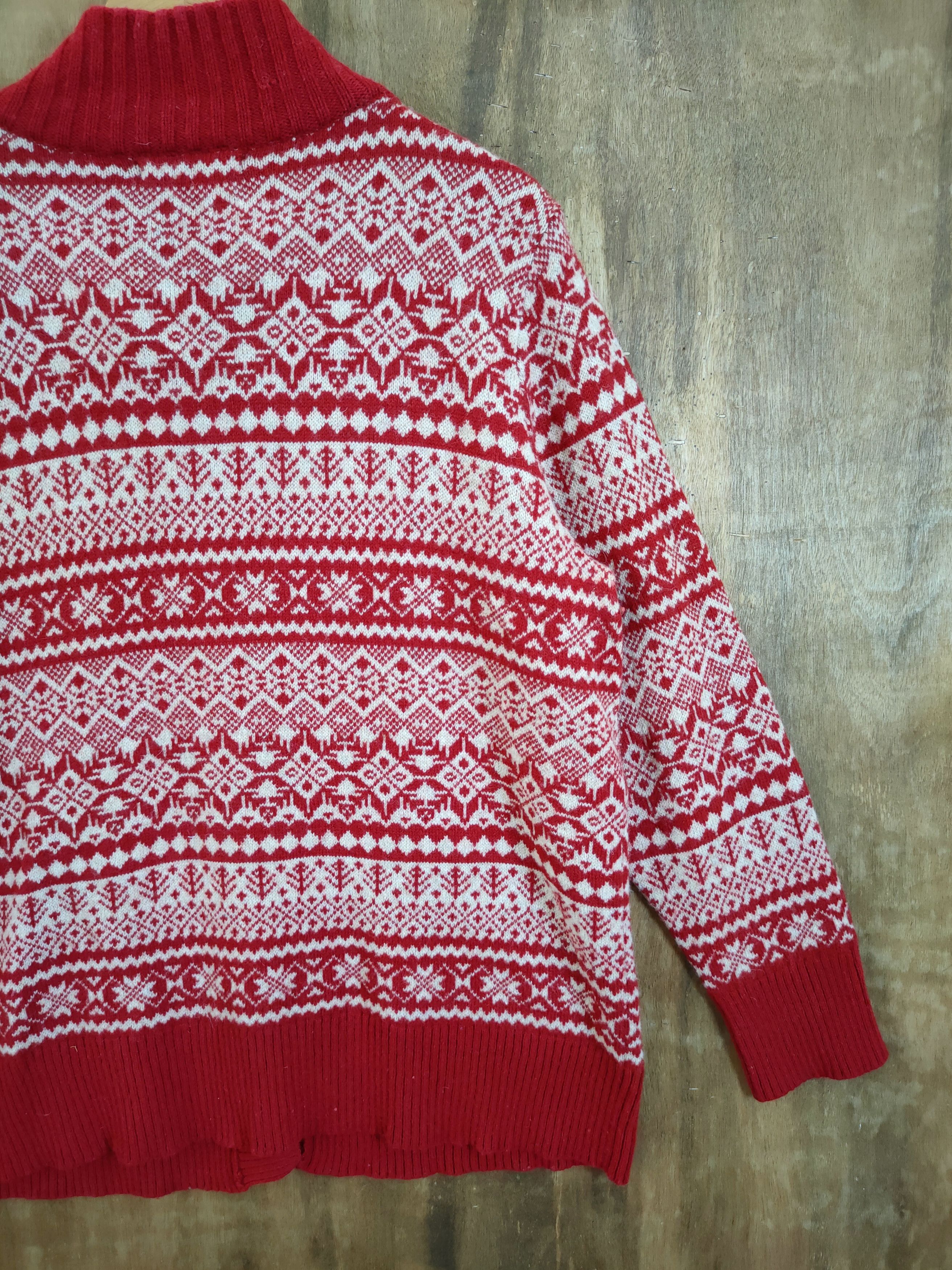 Eddie Bauer D Eddie Bauer art navajo meticulous knitwear japan #46-853 Size US L / EU 52-54 / 3 - 9 Thumbnail