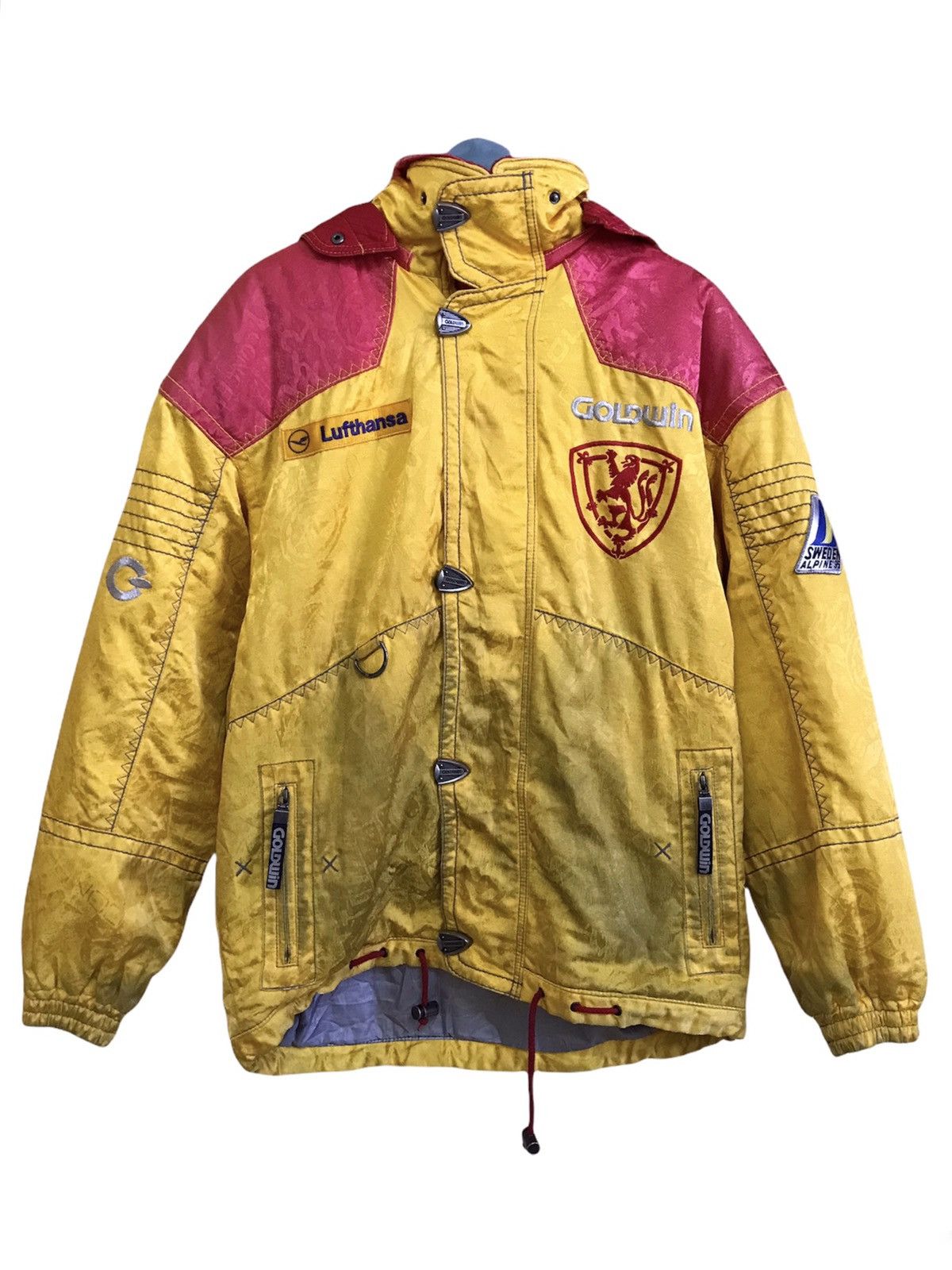 Sweden Ski Team Alpine Audi Goldwin Jacket Coat Sz Boys 12