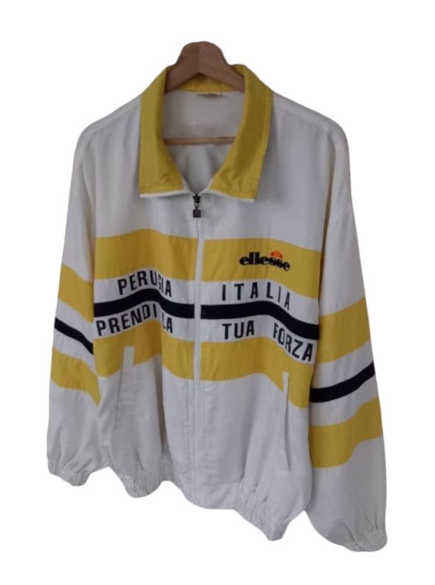 Ellesse Vintage Ellese Windbreaker Jacket Size US XL / EU 56 / 4 - 8 Thumbnail