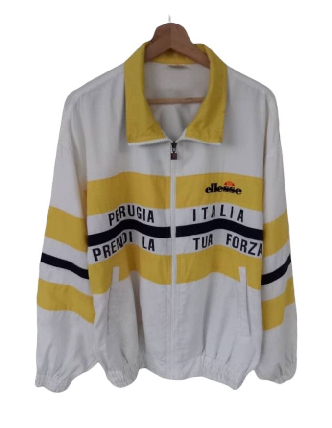 Ellesse Vintage Ellese Windbreaker Jacket Size US XL / EU 56 / 4 - 1 Thumbnail
