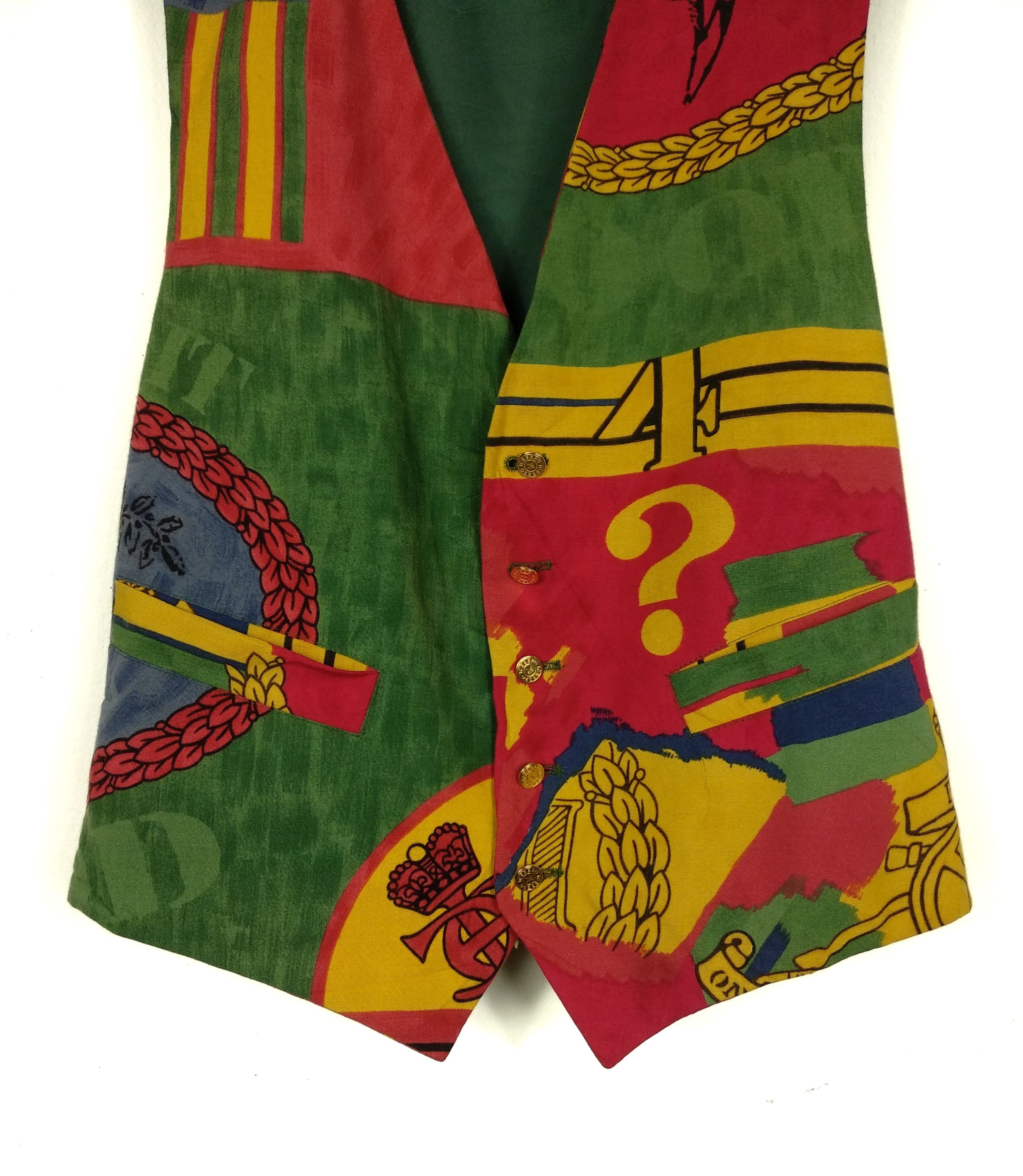 Iceberg × Vintage Iceberg Made in Italy Vest with Designer Bird 4 ? Size US S / EU 44-46 / 1 - 3 Thumbnail