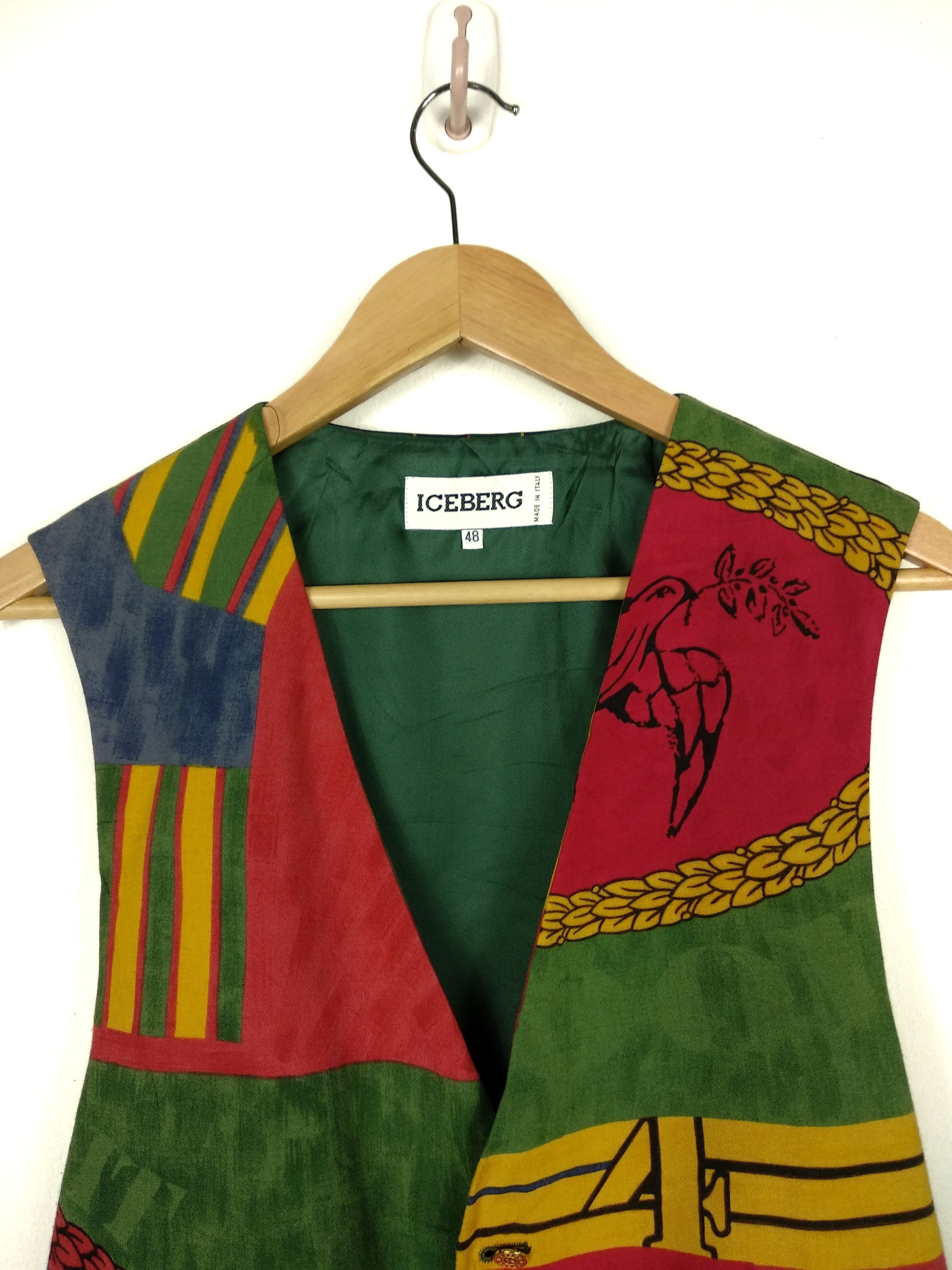 Iceberg × Vintage Iceberg Made in Italy Vest with Designer Bird 4 ? Size US S / EU 44-46 / 1 - 2 Thumbnail