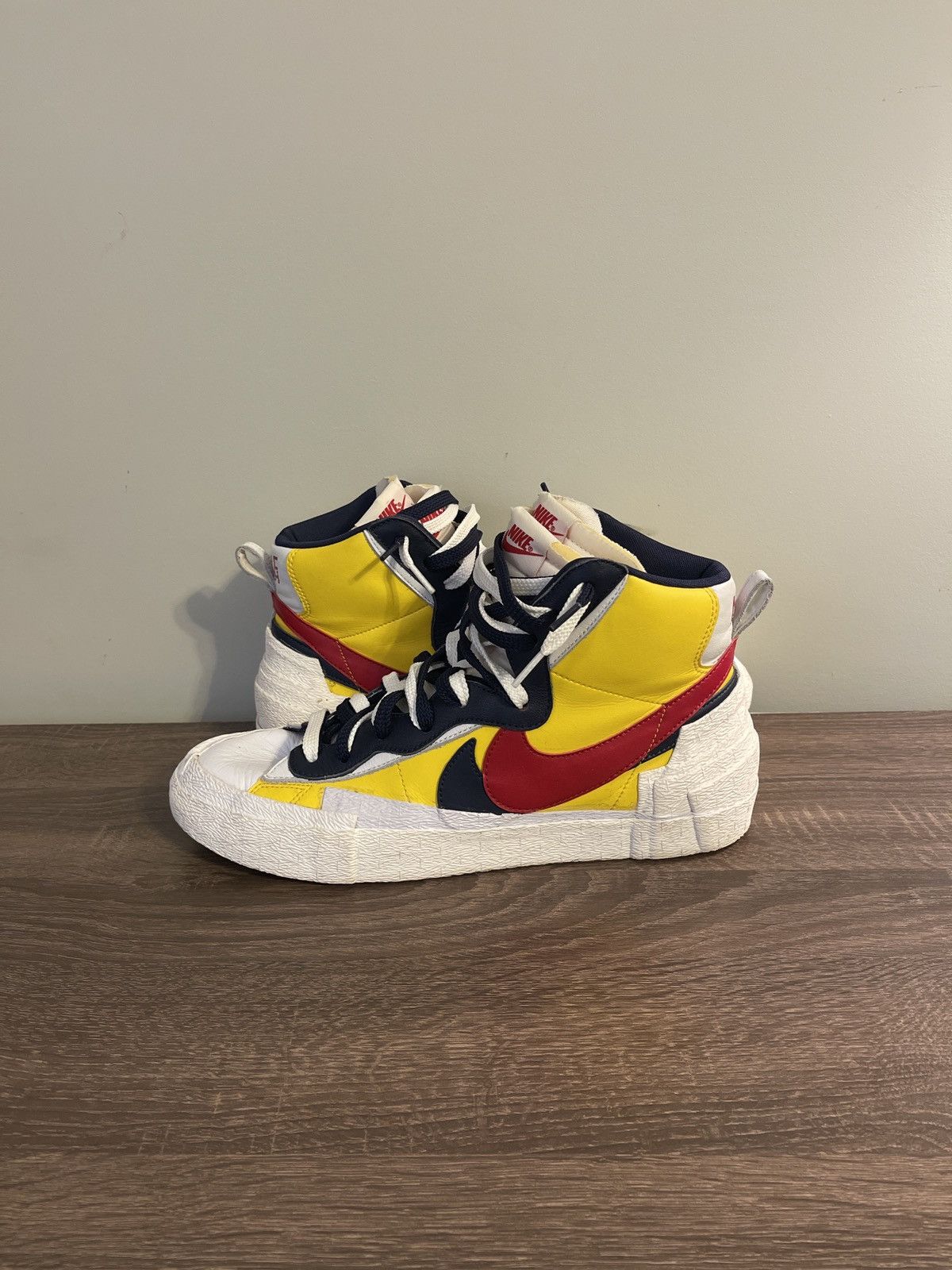 sacai blazer maize