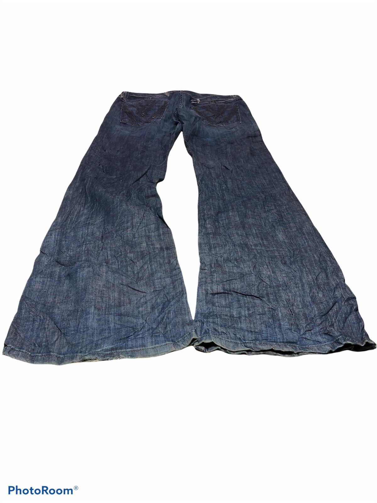 Jimmy Taverniti FLARED⚡️⚡️TAVERNITI JANIS 22 Denim Size US 33 - 8 Thumbnail
