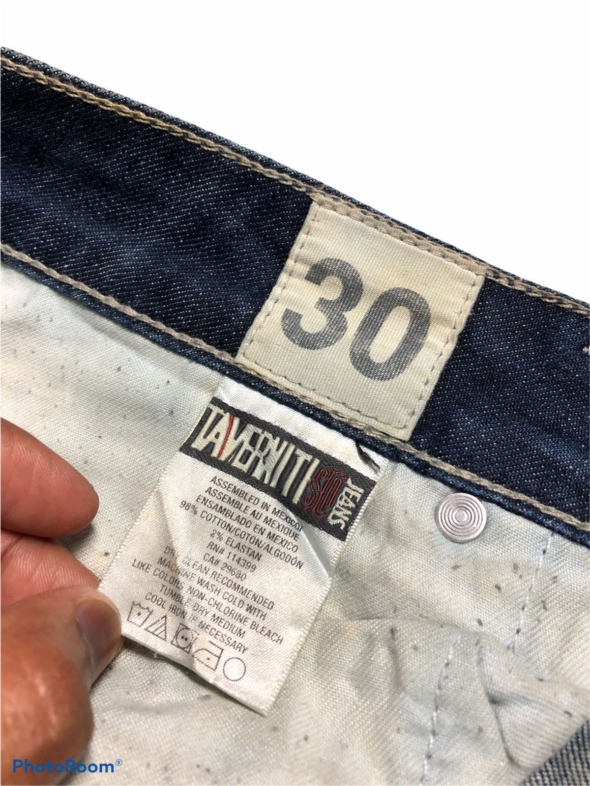 Jimmy Taverniti FLARED⚡️⚡️TAVERNITI JANIS 22 Denim Size US 33 - 6 Thumbnail