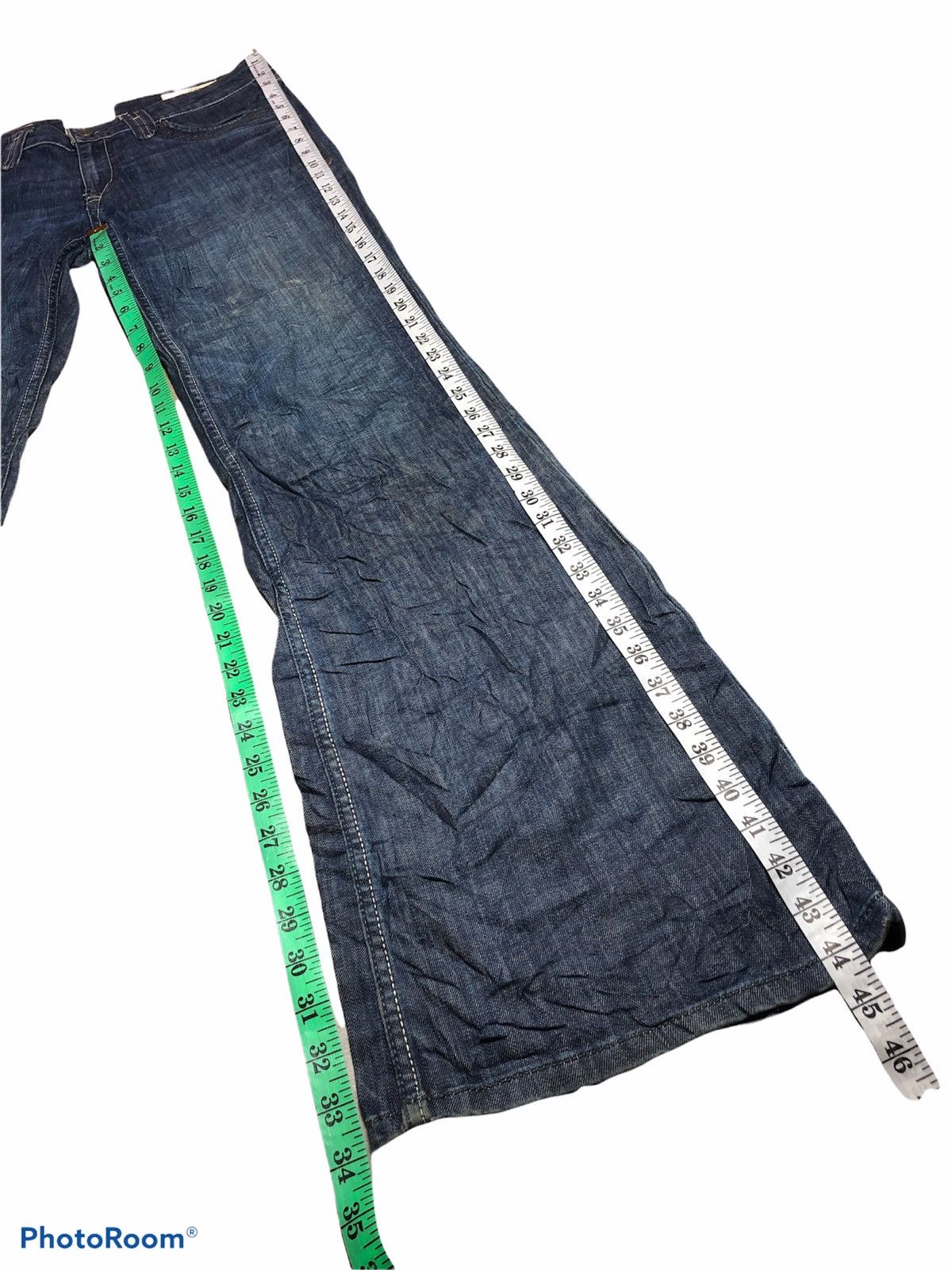 Jimmy Taverniti FLARED⚡️⚡️TAVERNITI JANIS 22 Denim Size US 33 - 10 Thumbnail