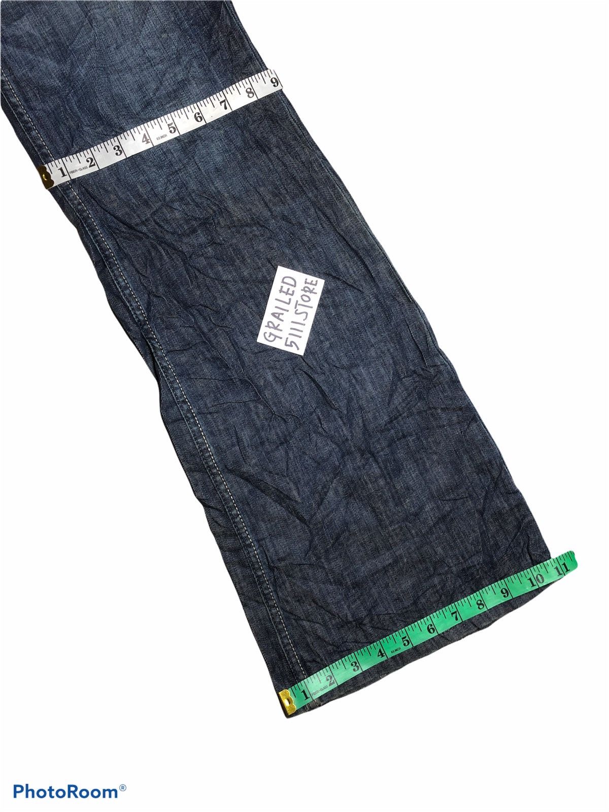 Jimmy Taverniti FLARED⚡️⚡️TAVERNITI JANIS 22 Denim Size US 33 - 11 Thumbnail