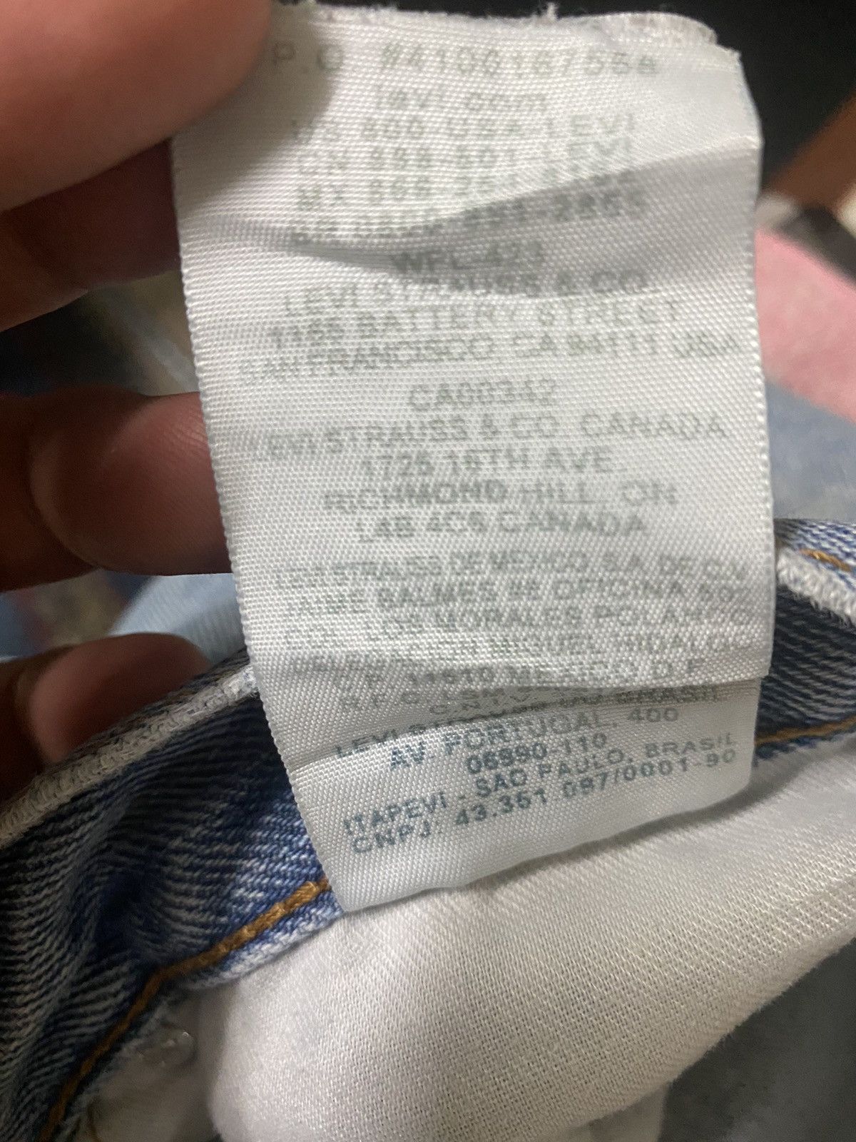 Levi's × Levi's Vintage Clothing × Vintage Vintage LEVIS 505 Light Wash Distressed Jean -L23 Size US 36 / EU 52 - 15 Thumbnail