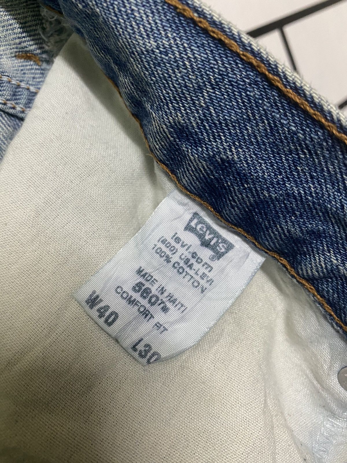 Levi's × Levi's Vintage Clothing × Vintage Vintage LEVIS 560 Comfot Fit 40x30 Jeans - L21 Size US 40 / EU 56 - 13 Thumbnail