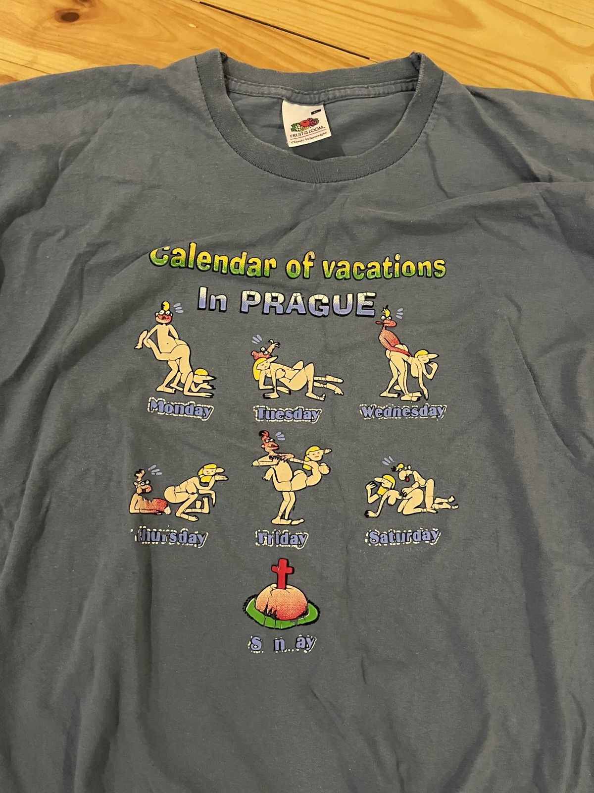 Fuck Art, Make Tees × Vintage Fun kamasutra T-shirt boobs Size US XL / EU 56 / 4 - 1 Thumbnail