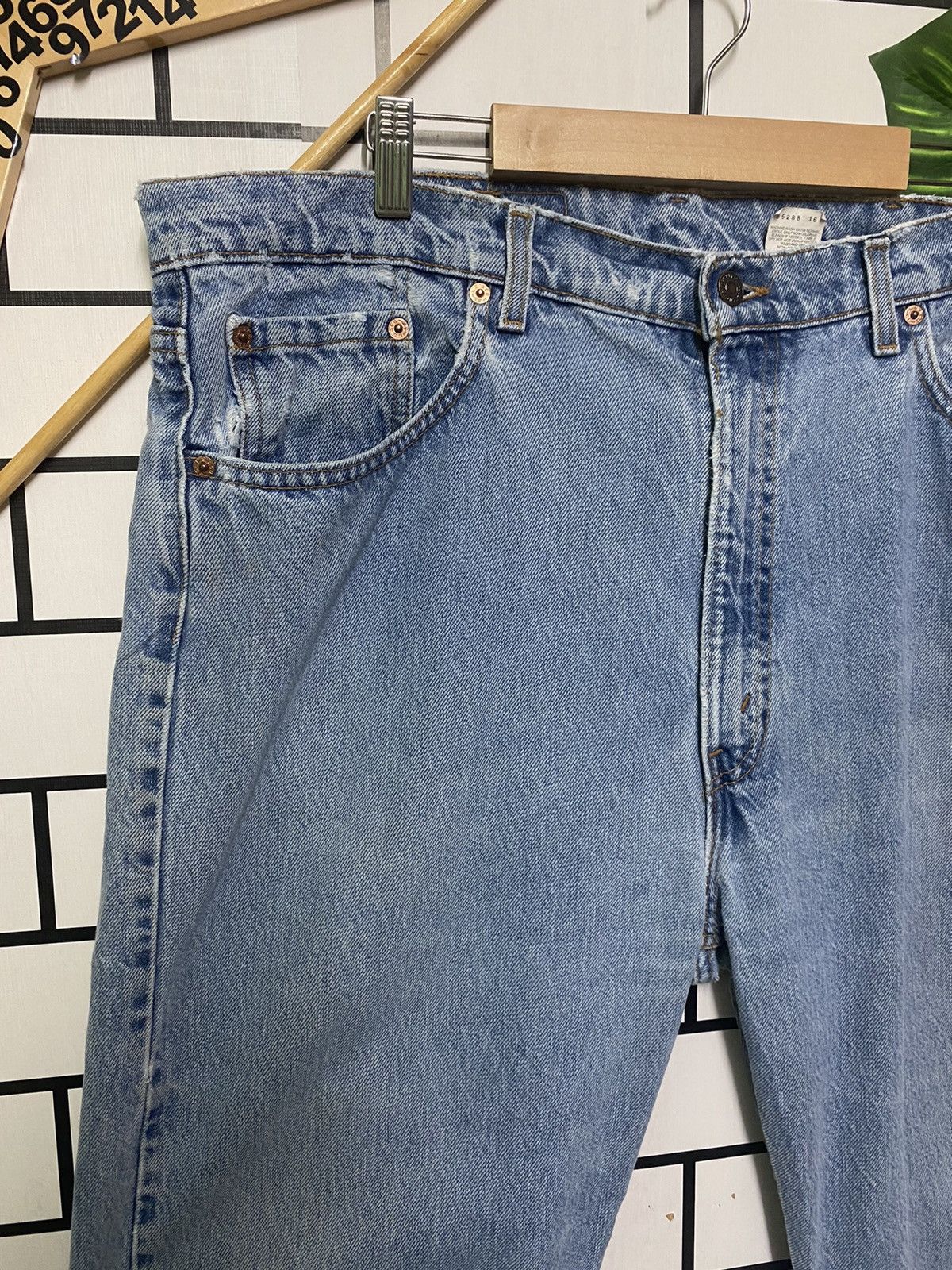 Levi's × Levi's Vintage Clothing × Vintage Vintage 80s LEVIS 505 Regular Fit Straight Leg Denim - L22 Size US 38 / EU 54 - 3 Thumbnail