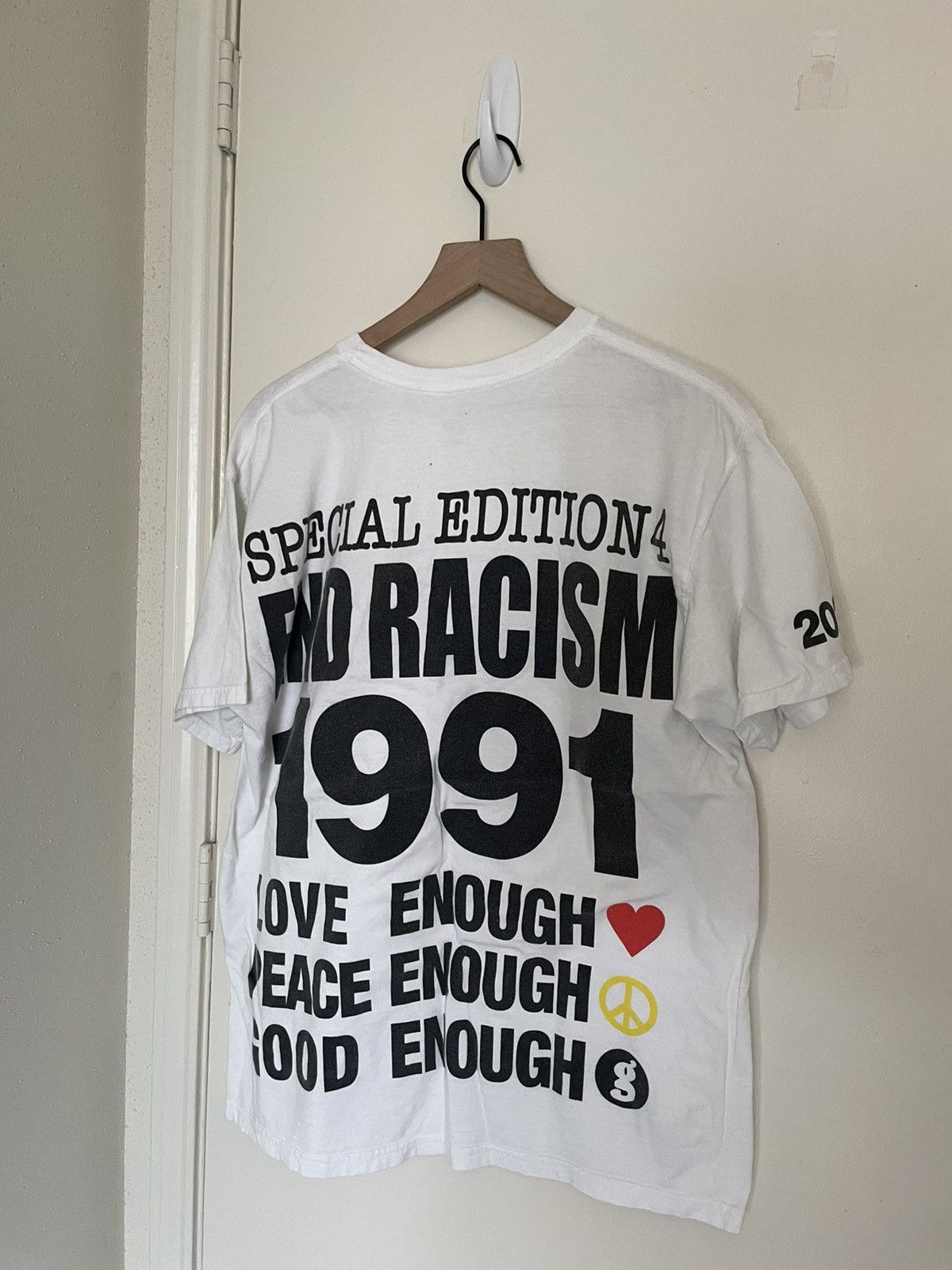 Infinite Archives 「GOODENOUGH」END RACISM T-SHIRT | Grailed