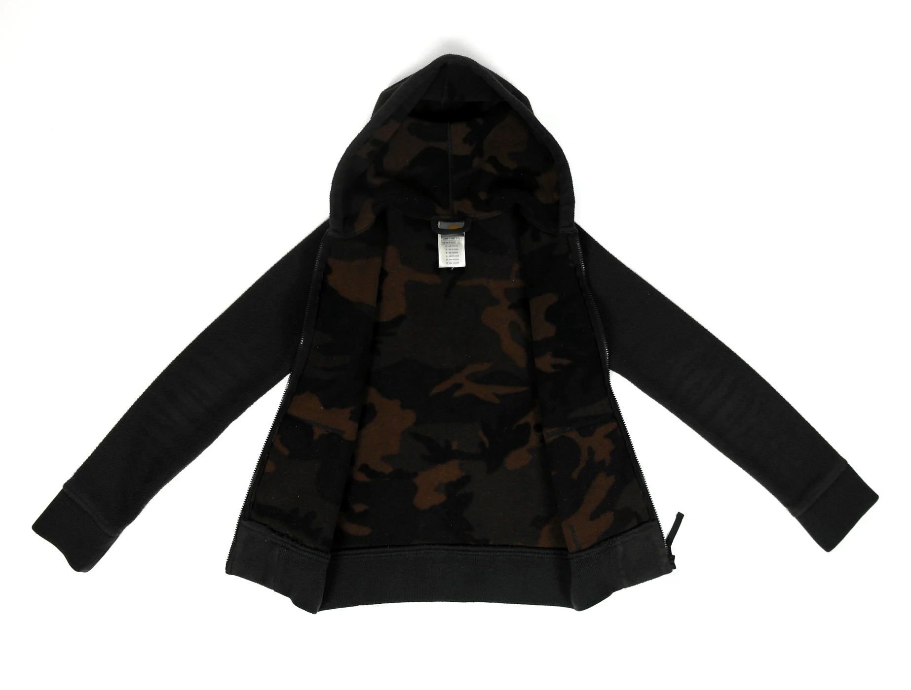 Carhartt Carhartt Fleece Zip Hoodie Womens Sz XS Black Size XS / US 0-2 / IT 36-38 - 6 Thumbnail