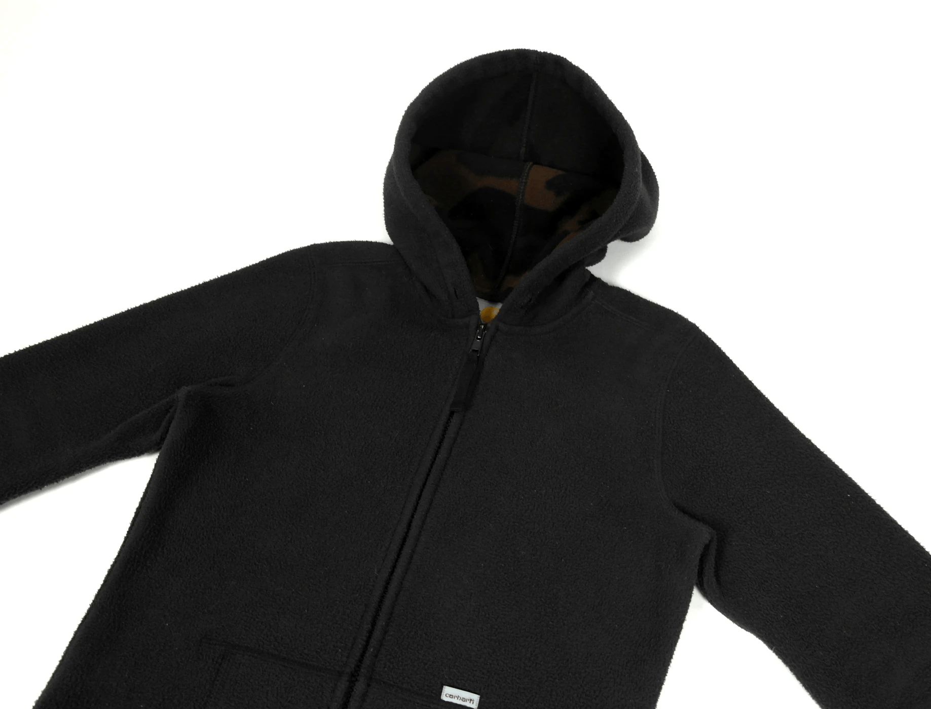Carhartt Carhartt Fleece Zip Hoodie Womens Sz XS Black Size XS / US 0-2 / IT 36-38 - 2 Thumbnail